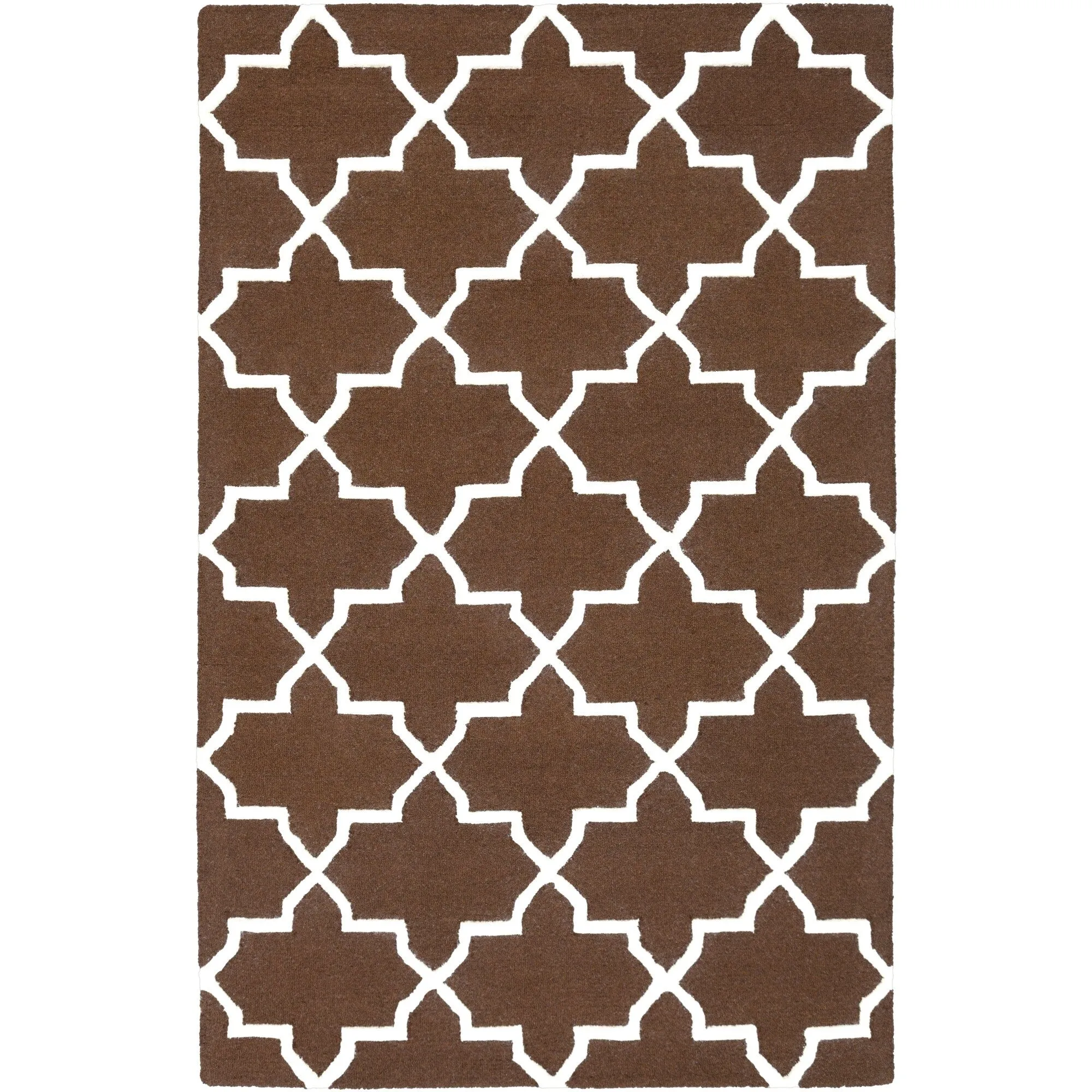 Hand-Tufted Jennifer Moroccan Tiled Wool Rug