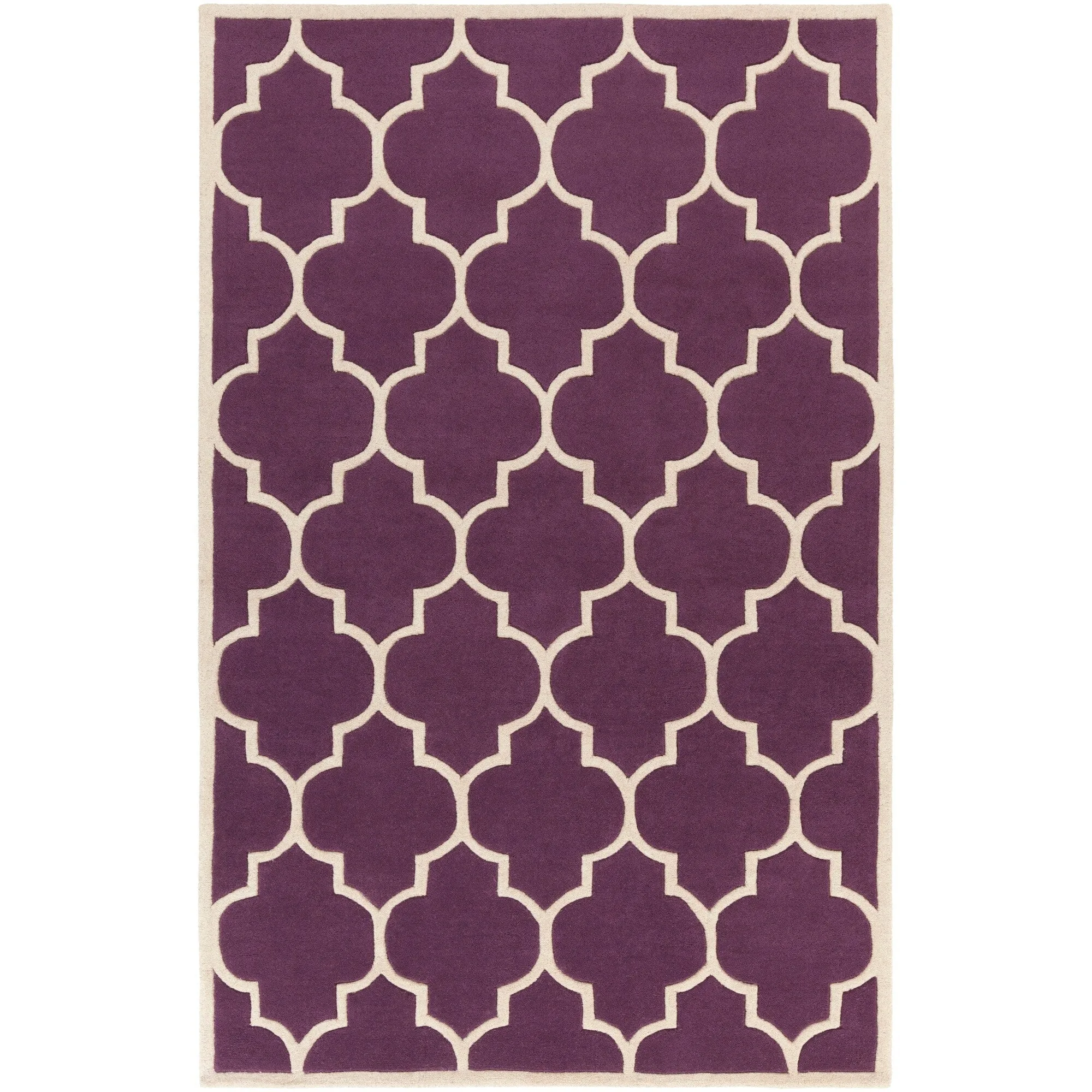 Hand-tufted Juliet Moroccan Tile Wool Area Rug