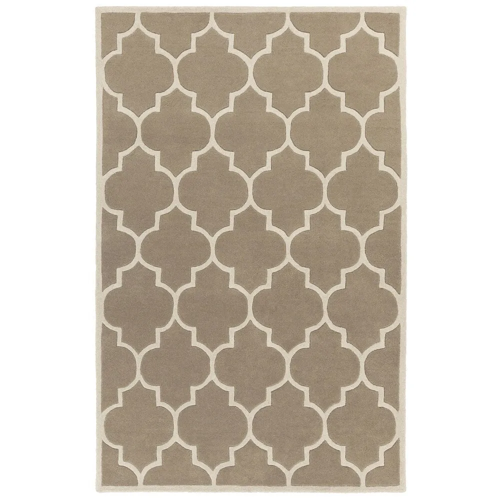 Hand-tufted Juliet Moroccan Tile Wool Area Rug