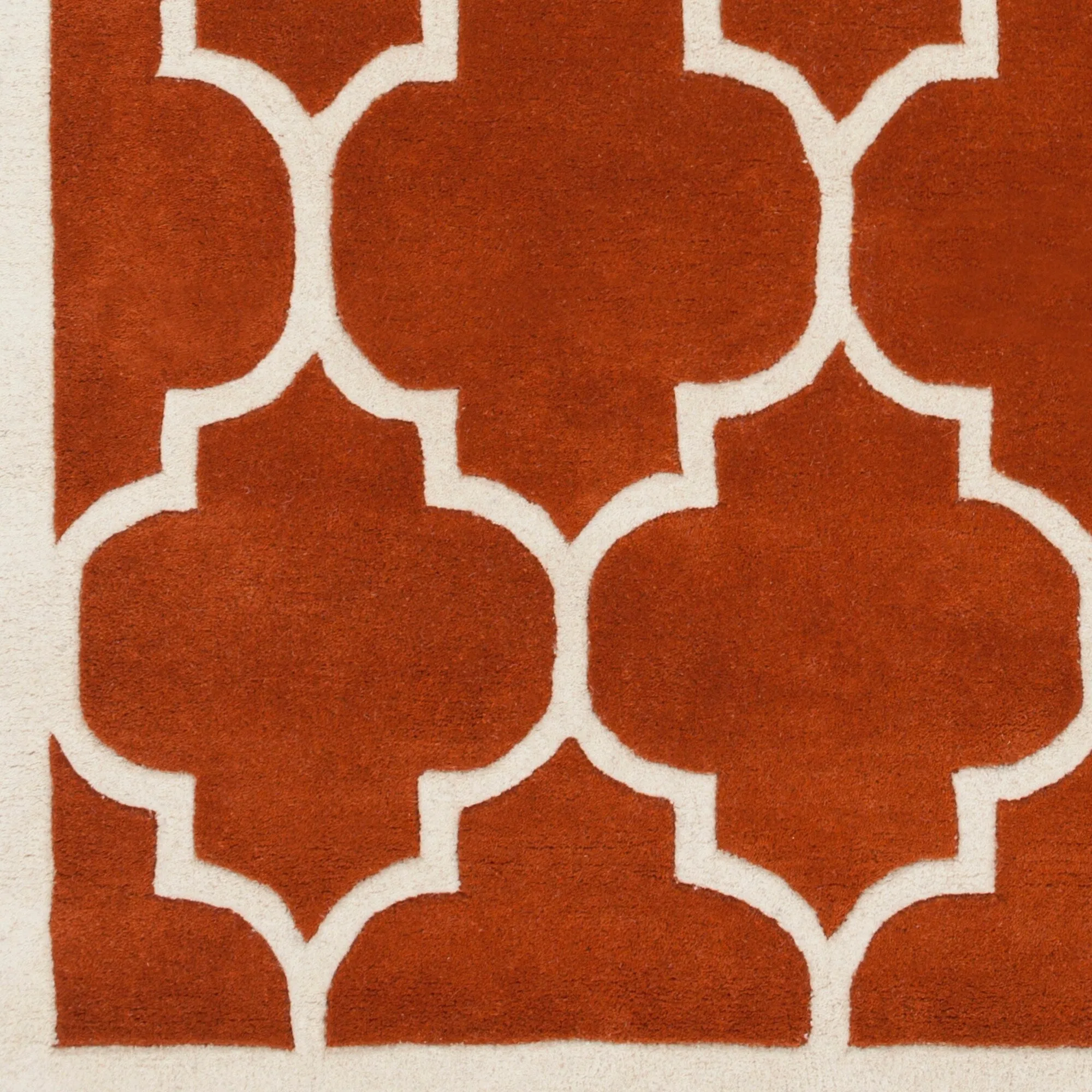 Hand-tufted Juliet Moroccan Tile Wool Area Rug