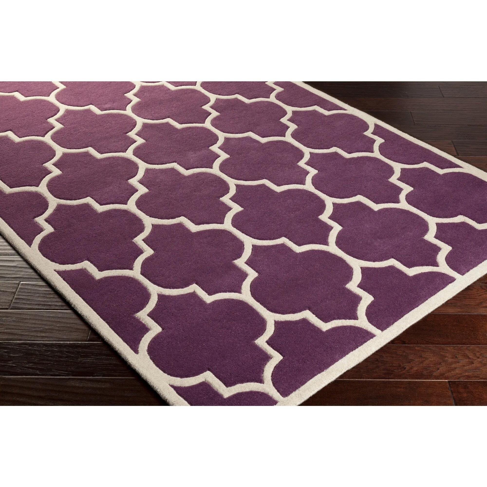 Hand-tufted Juliet Moroccan Tile Wool Area Rug