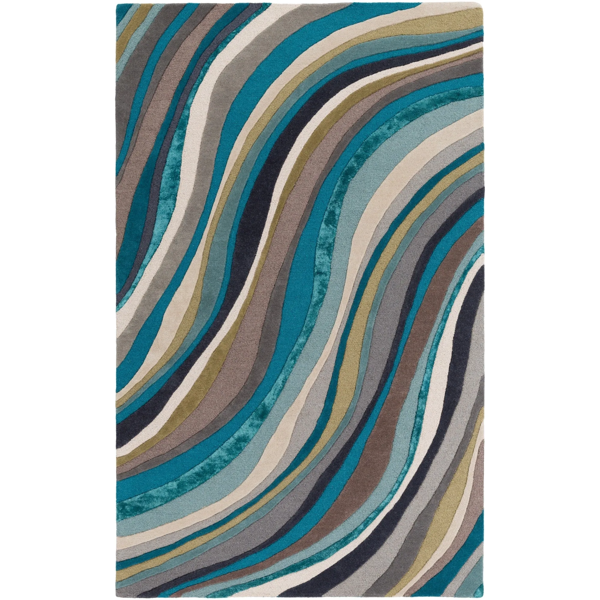 Hand-Tufted Kaci Wool / Viscose Rug