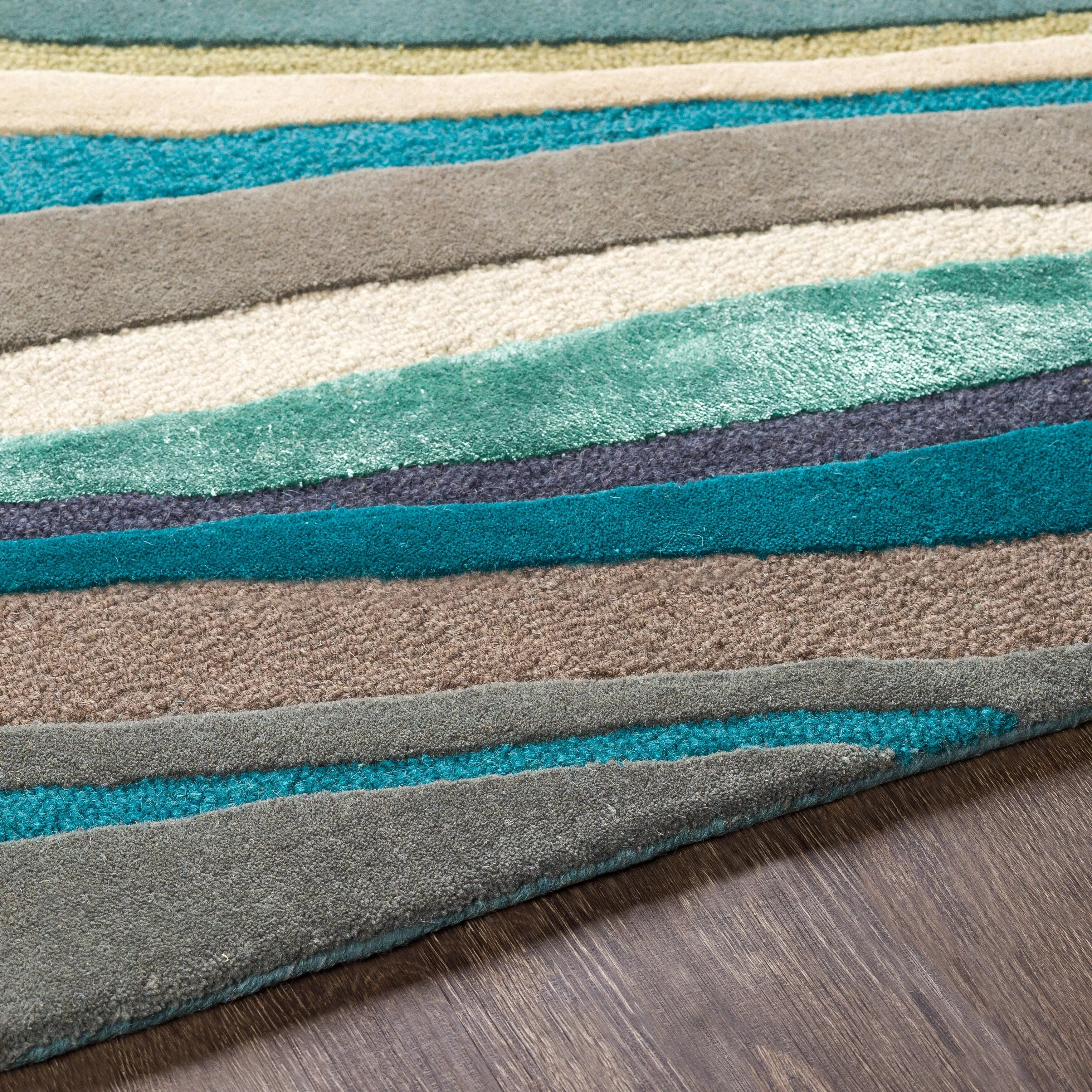Hand-Tufted Kaci Wool / Viscose Rug