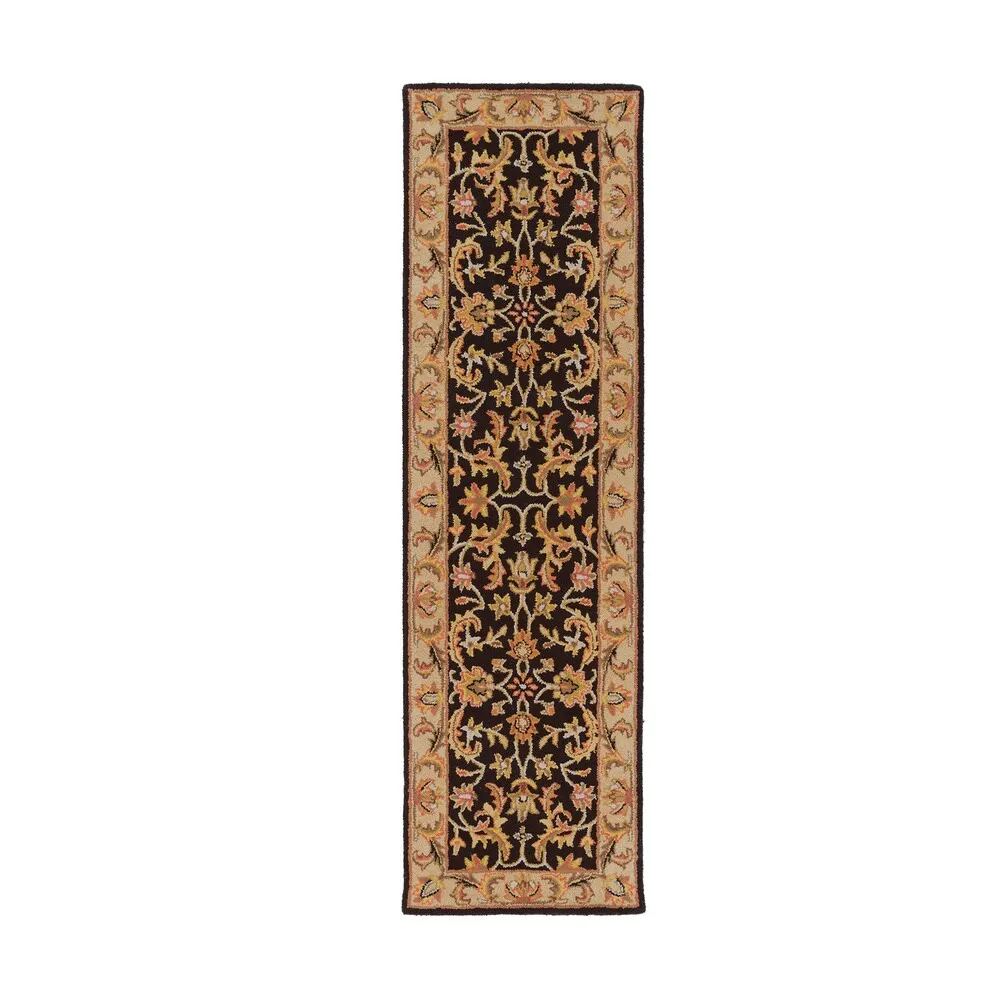 Hand-Tufted Ollie Traditional Border Runner