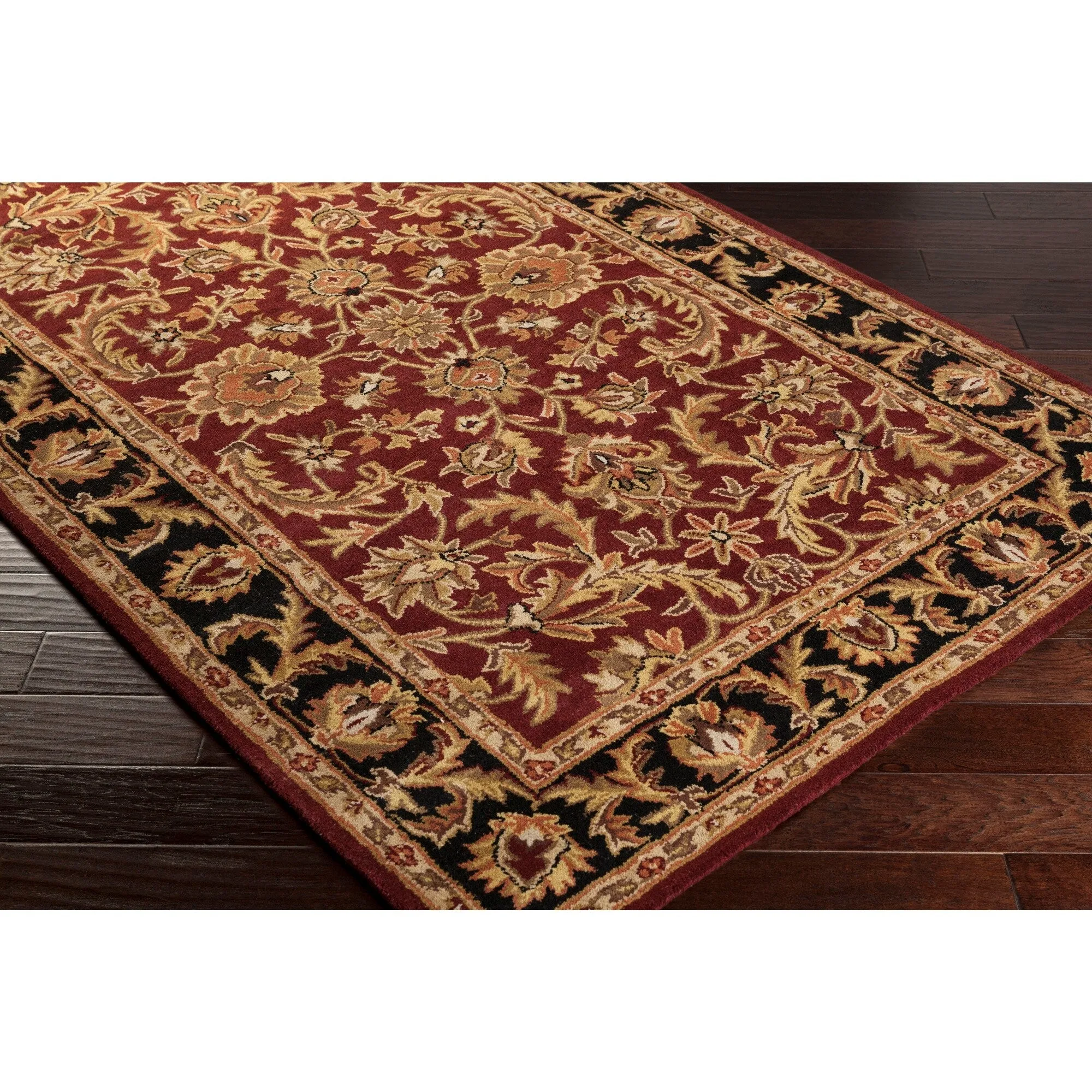 Hand-Tufted Ollie Traditional Border Runner
