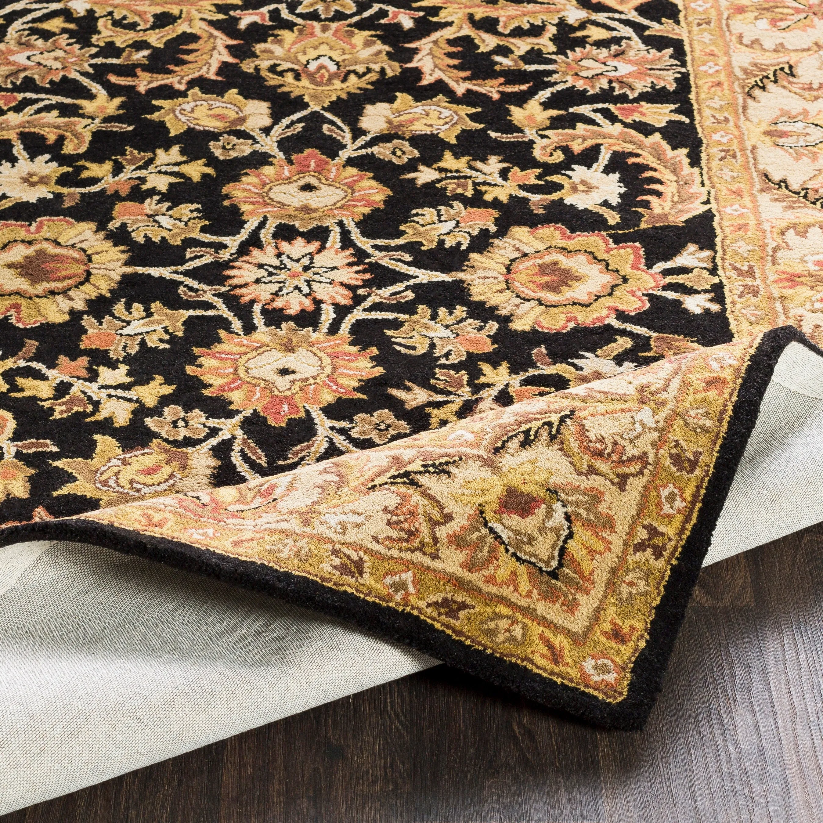 Hand-Tufted Ollie Traditional Border Runner