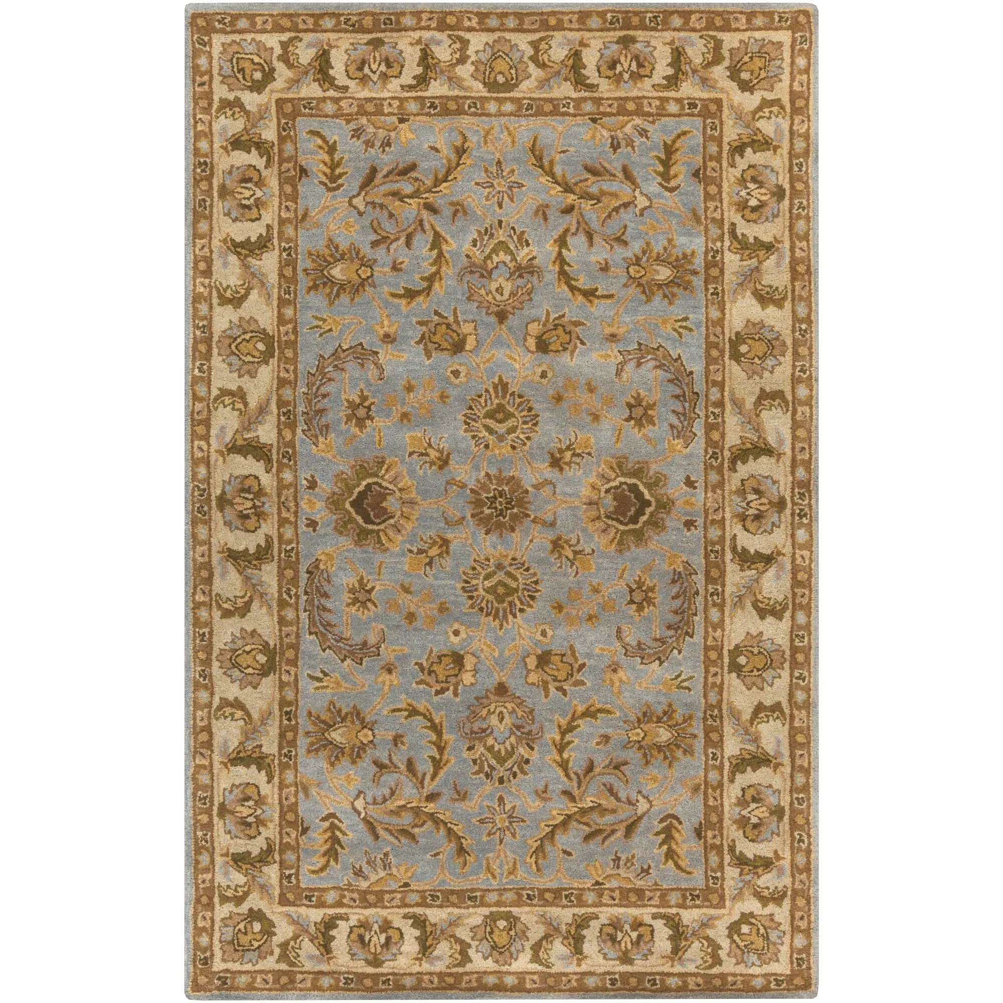 Hand-Tufted Ollie Traditional Border Runner