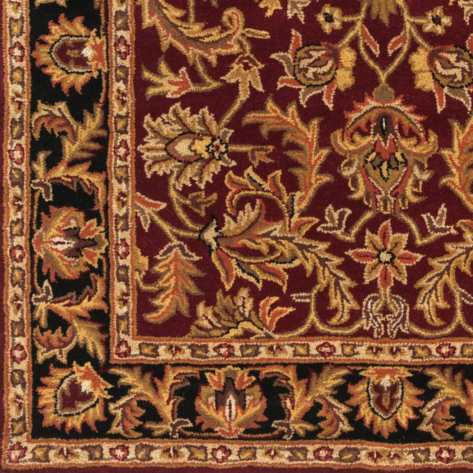 Hand-Tufted Ollie Traditional Border Runner