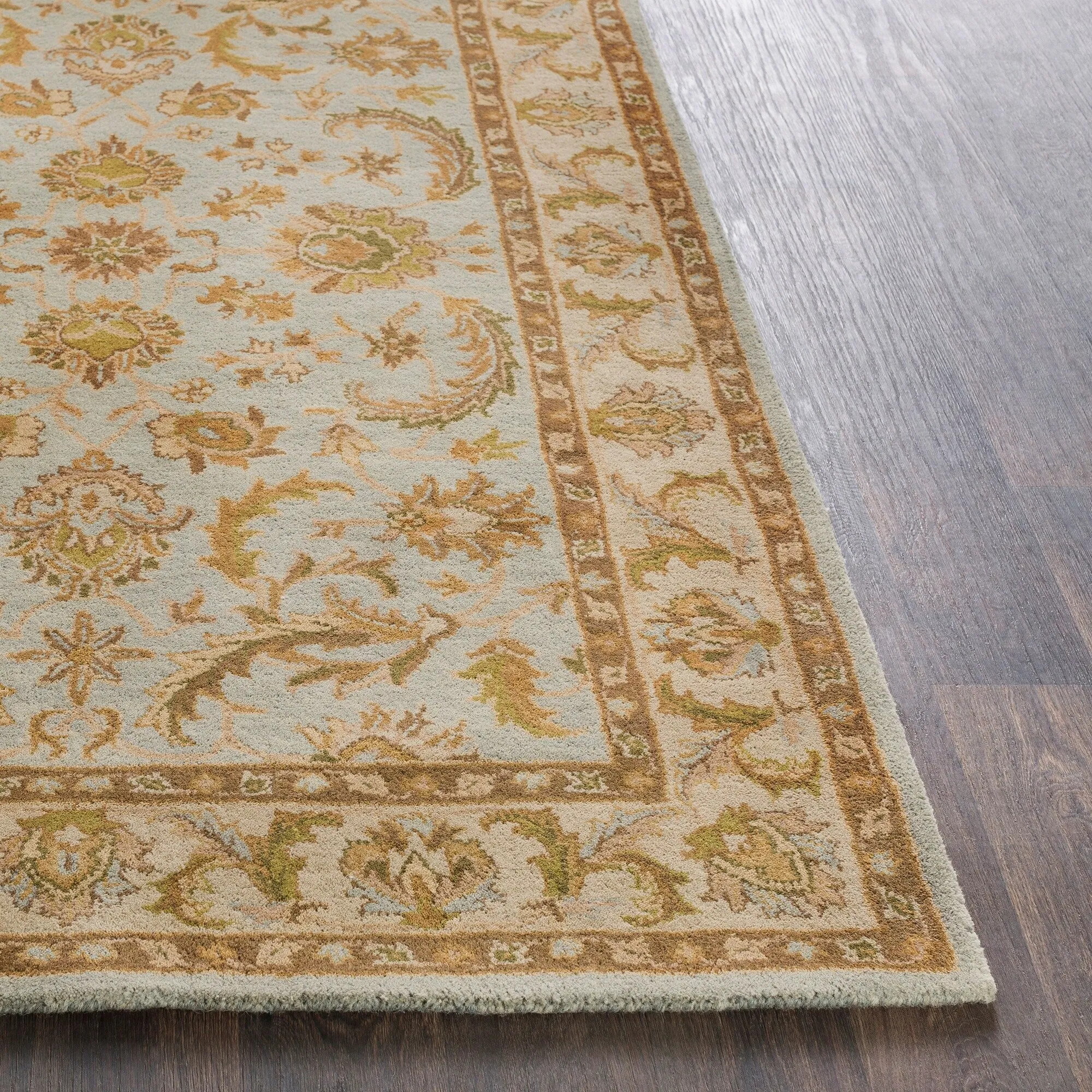 Hand-Tufted Ollie Traditional Border Runner
