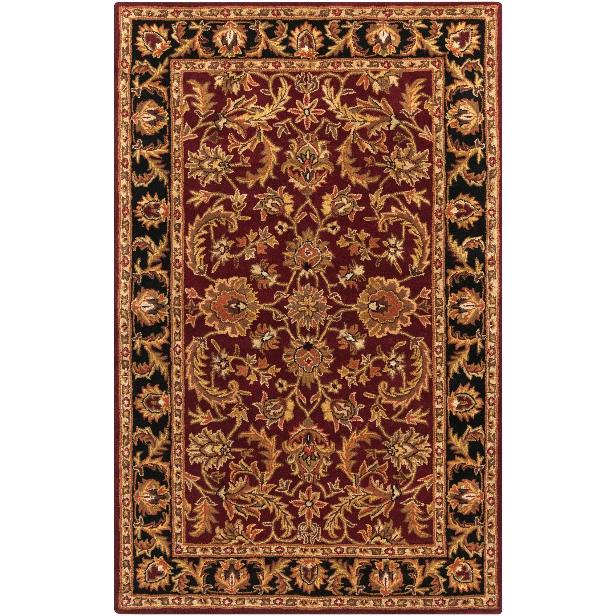 Hand-Tufted Ollie Traditional Border Runner