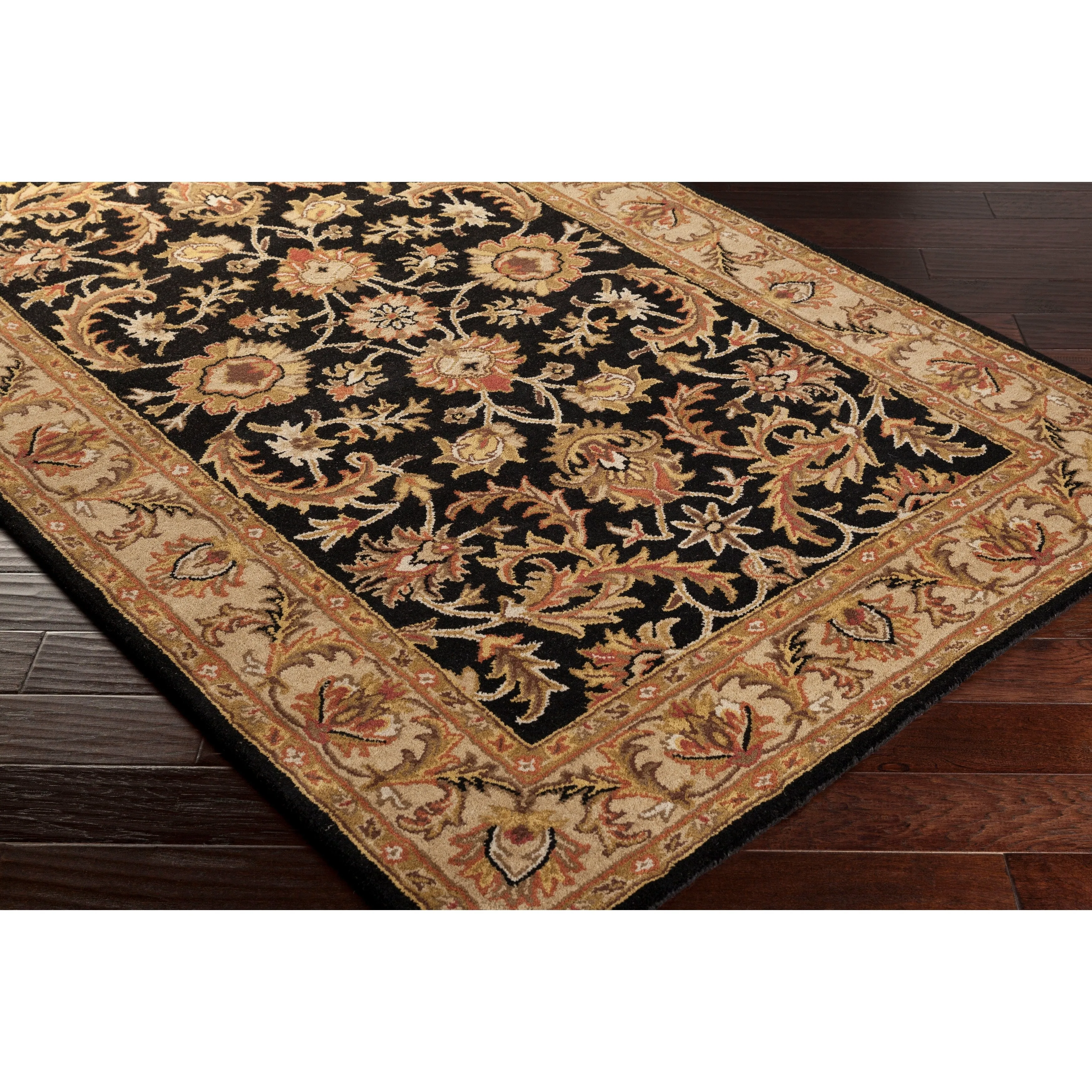 Hand-Tufted Ollie Traditional Border Runner
