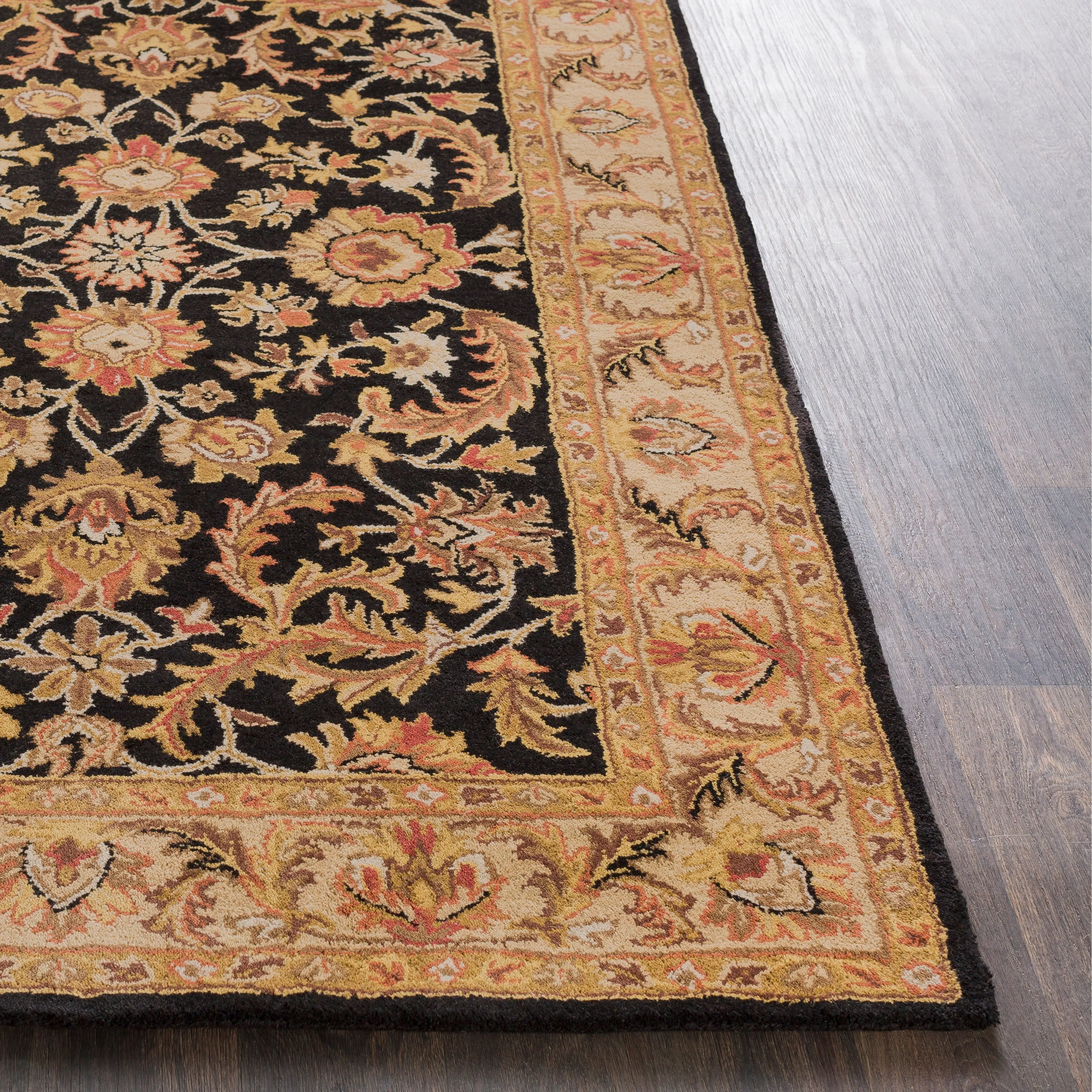Hand-Tufted Ollie Traditional Border Runner