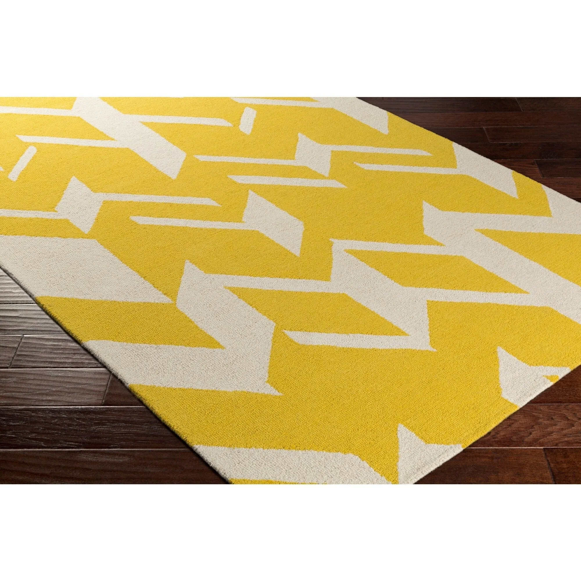 Hand-Tufted Real Wool Rug