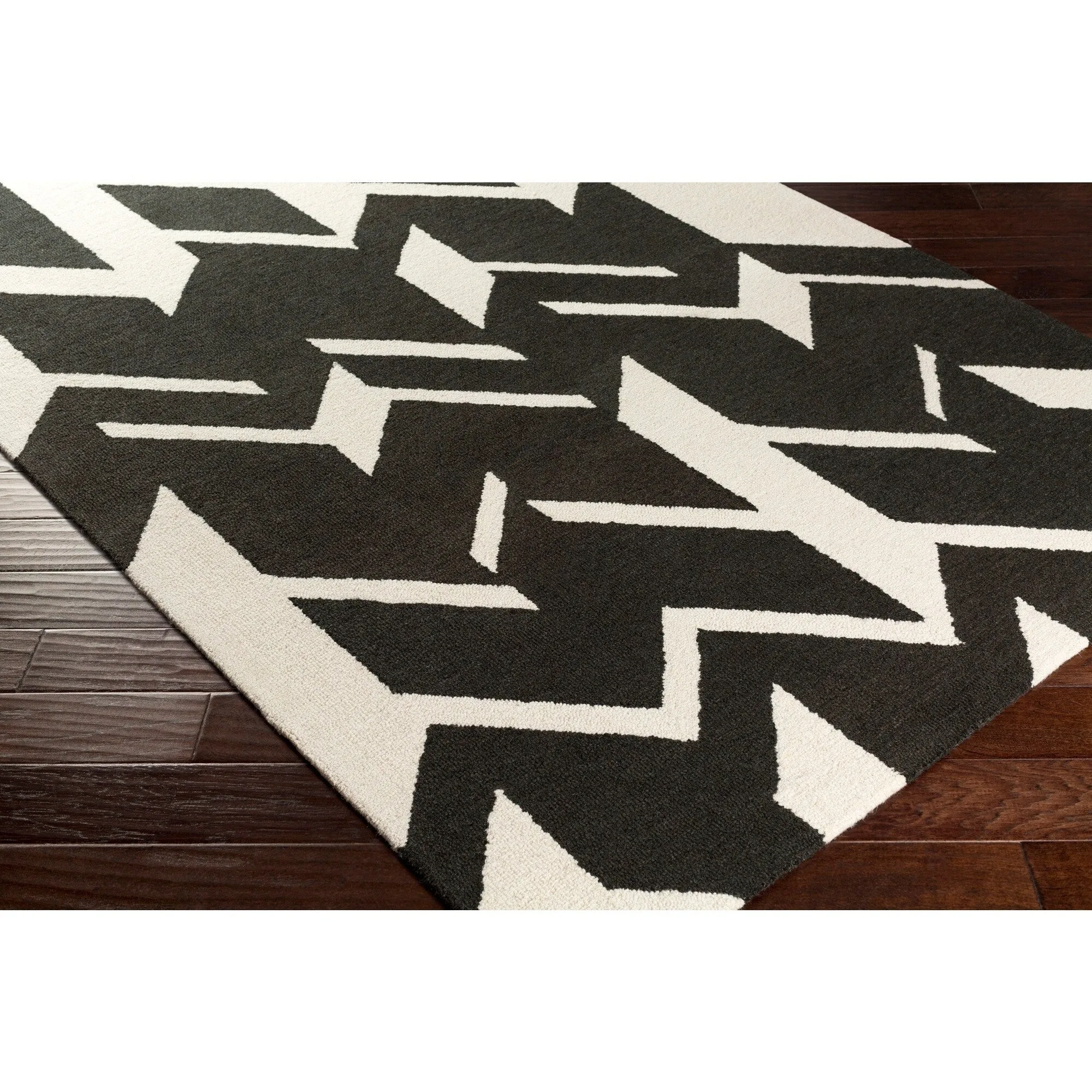 Hand-Tufted Real Wool Rug