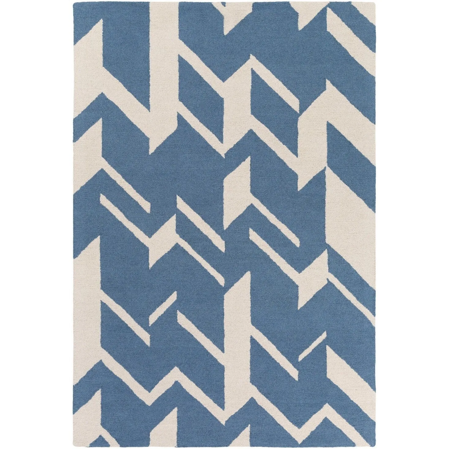 Hand-Tufted Real Wool Rug