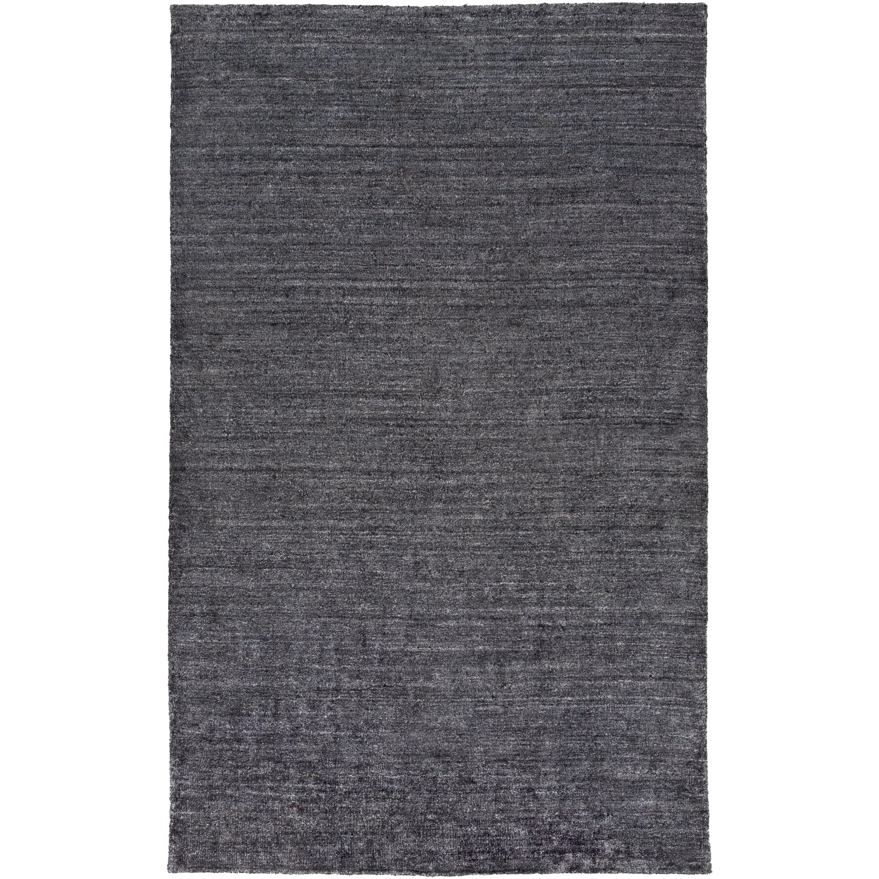 Hand-woven Dan Solid Viscose Area Rug