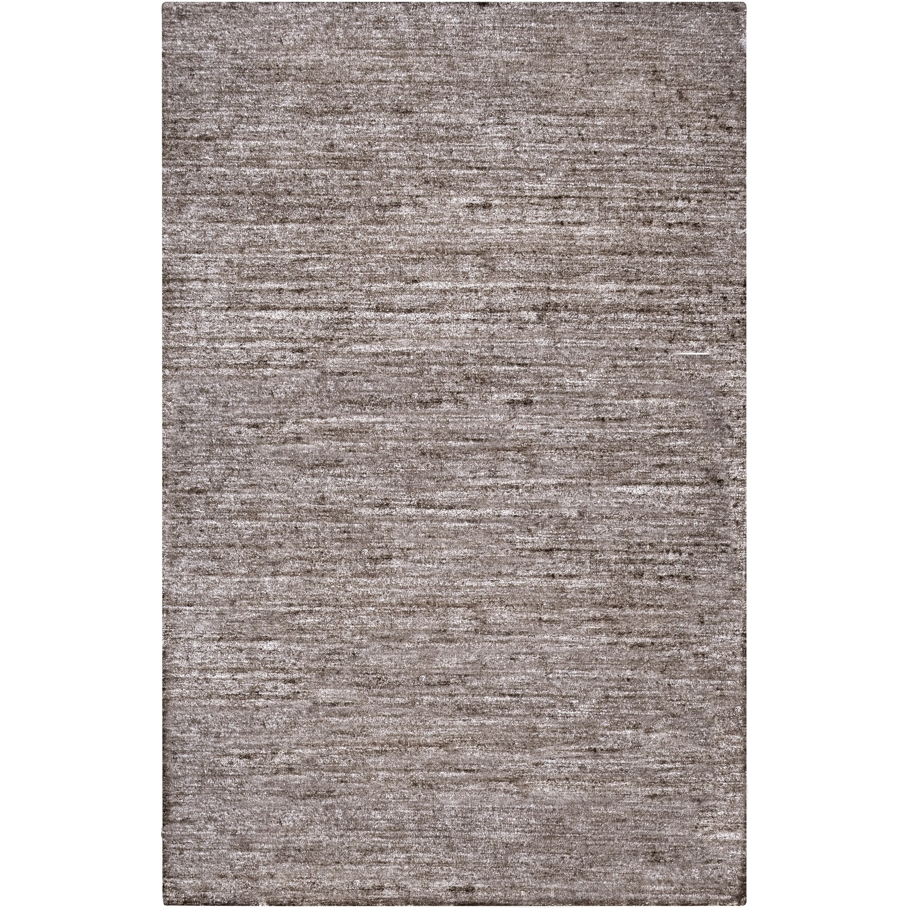 Hand-woven Dan Solid Viscose Area Rug