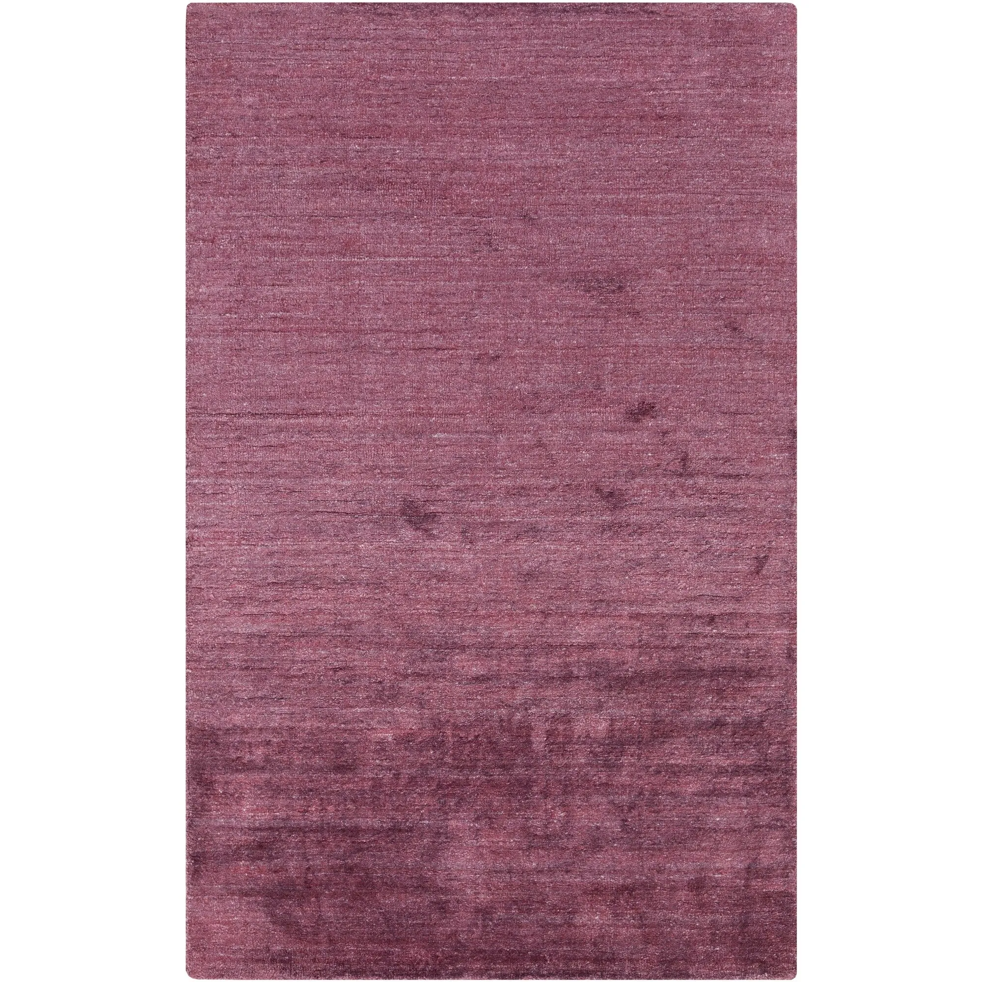 Hand-woven Dan Solid Viscose Area Rug