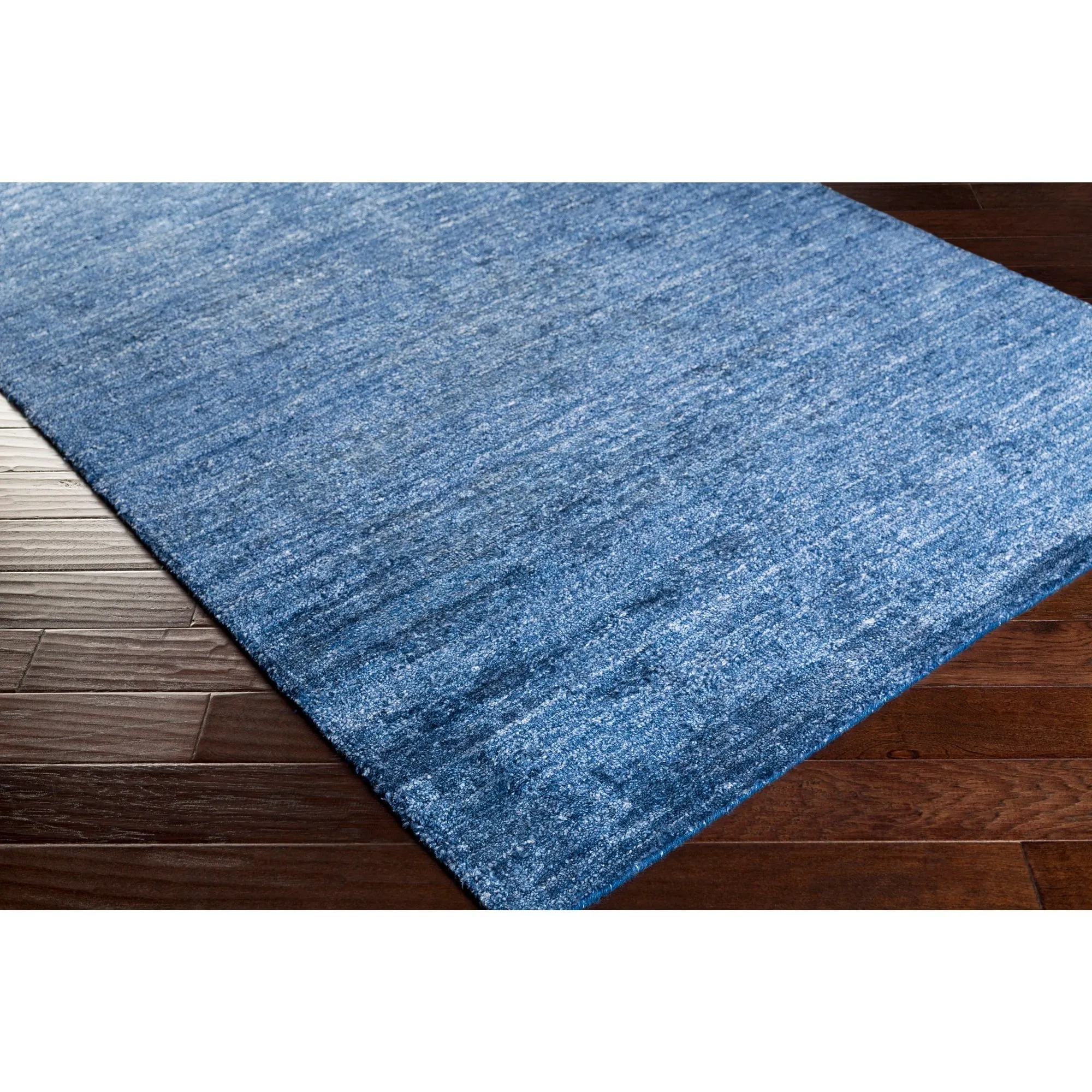 Hand-woven Dan Solid Viscose Area Rug