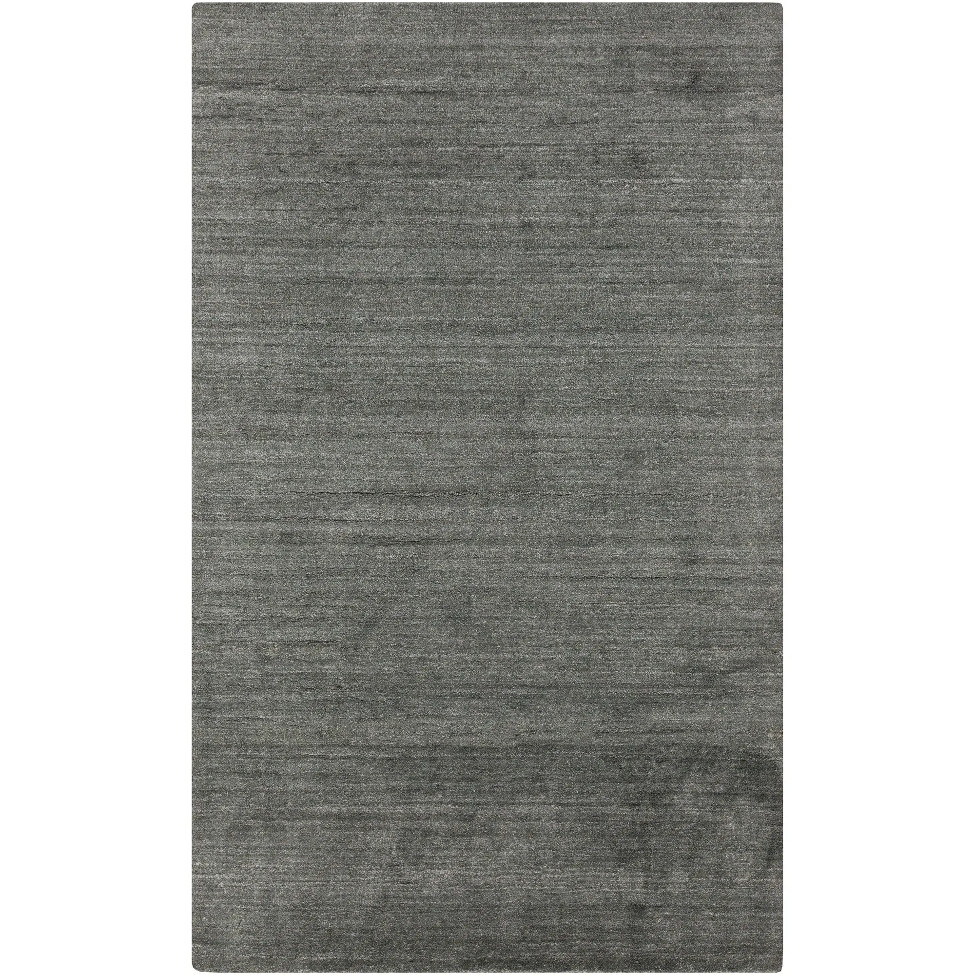 Hand-woven Dan Solid Viscose Area Rug