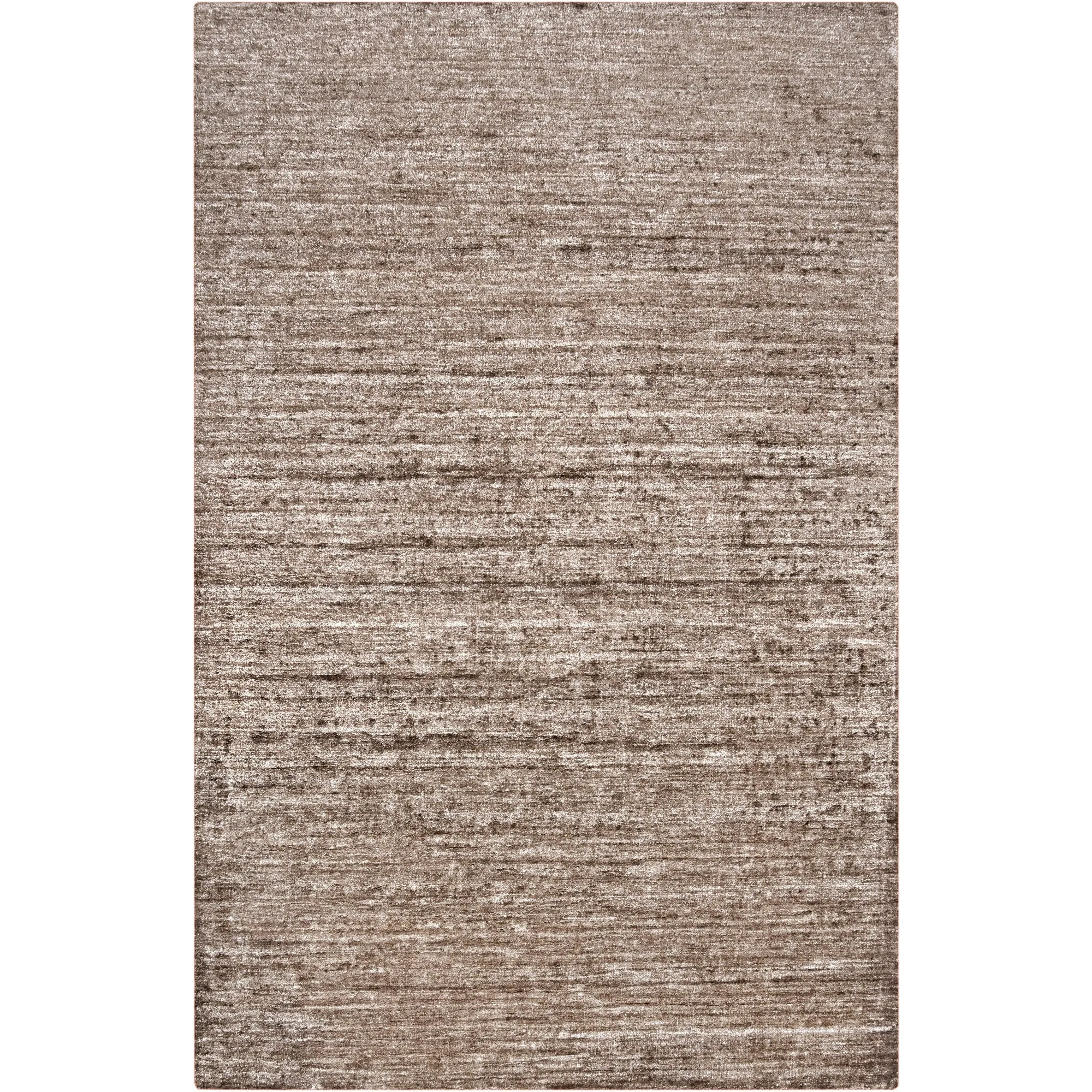 Hand-woven Dan Solid Viscose Area Rug