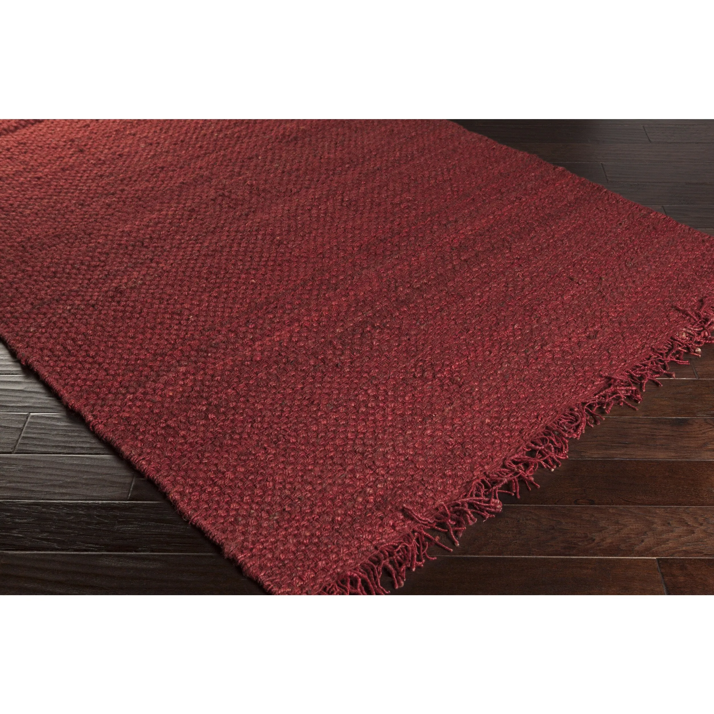 Hand-Woven Louth Solid Jute Rug
