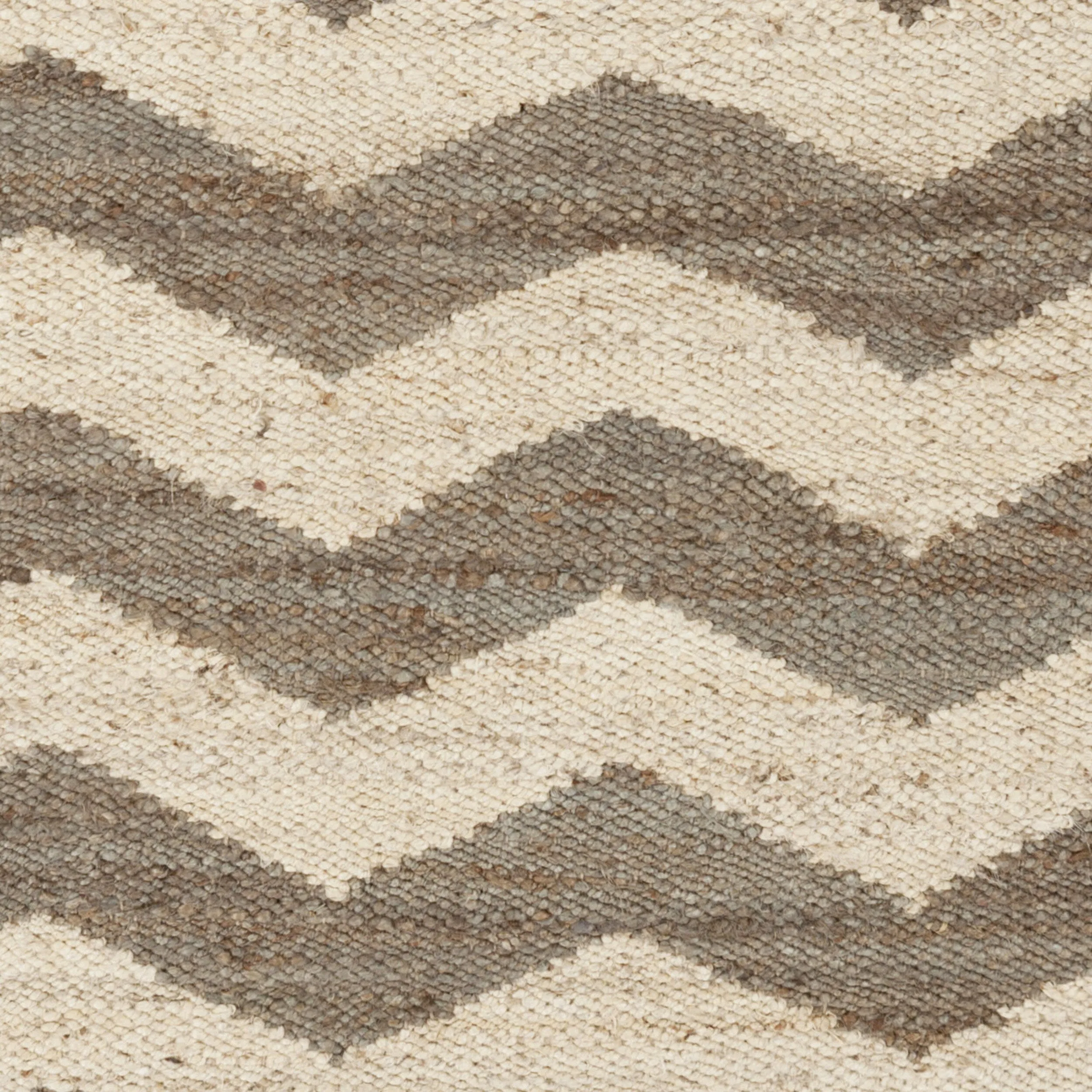Hand-Woven Luton Chevron Jute Area Rug - 2' x 3'