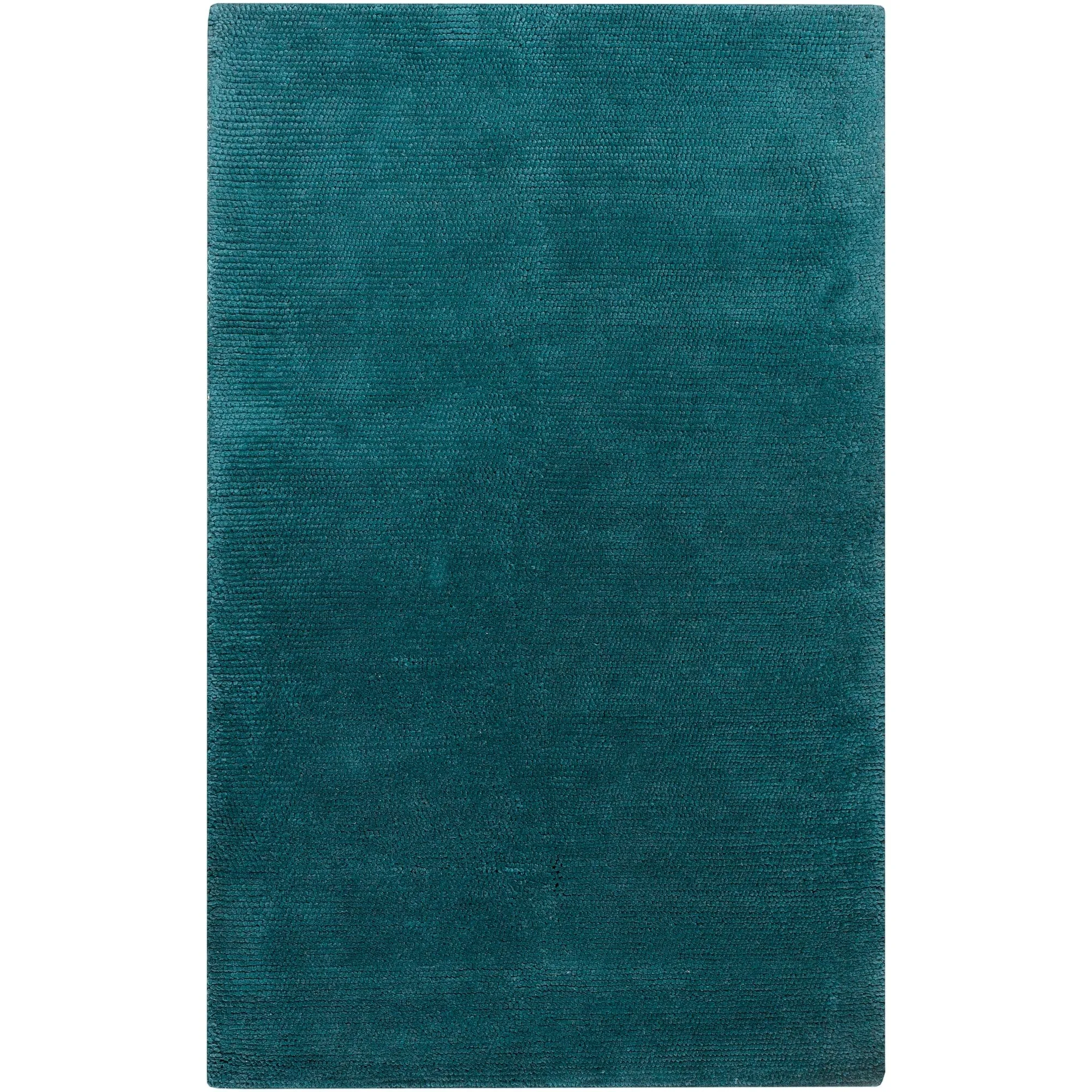 Hand-Woven Sutherlin Plush Shag Solid Color New Zealand Wool Area Rug