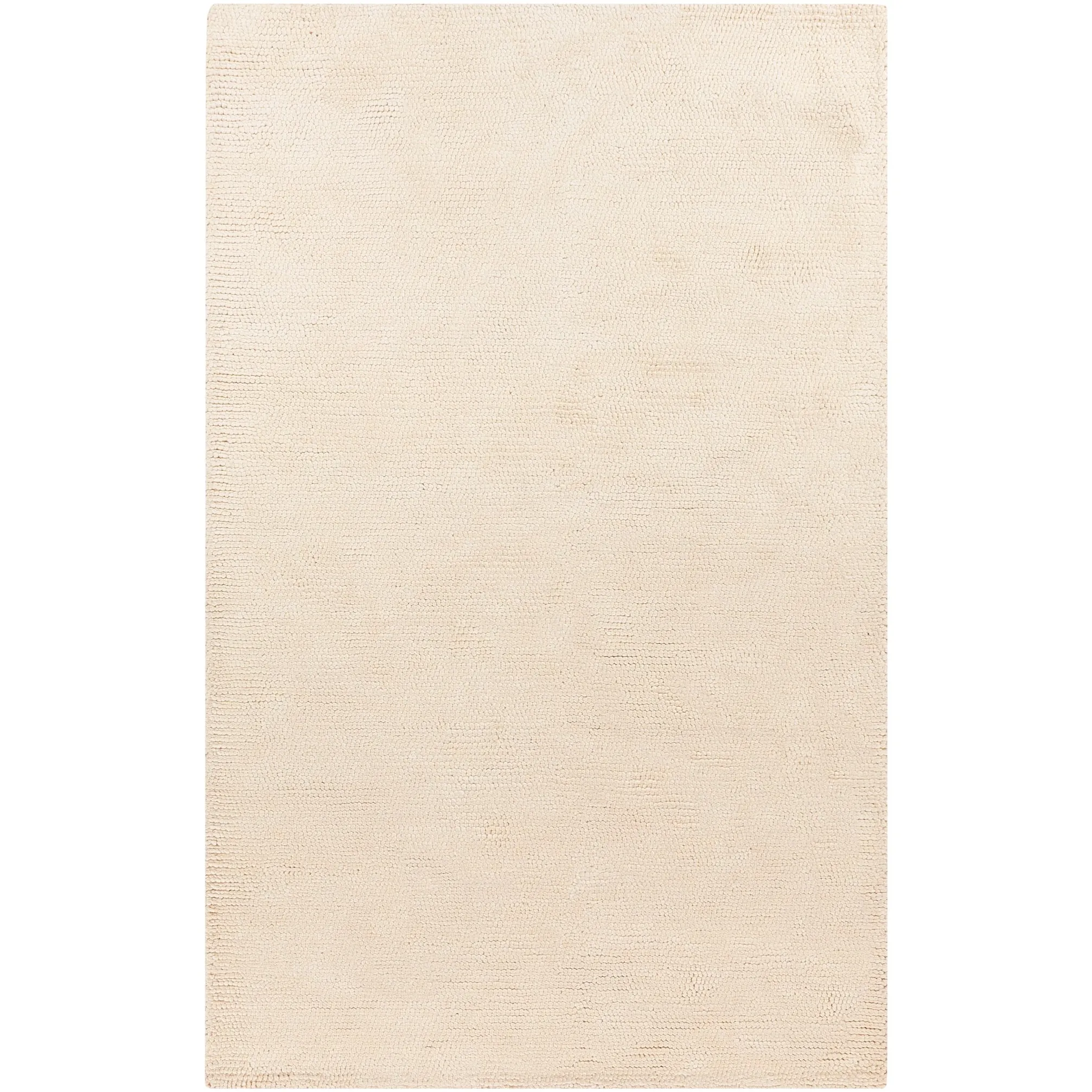Hand-Woven Sutherlin Plush Shag Solid Color New Zealand Wool Area Rug