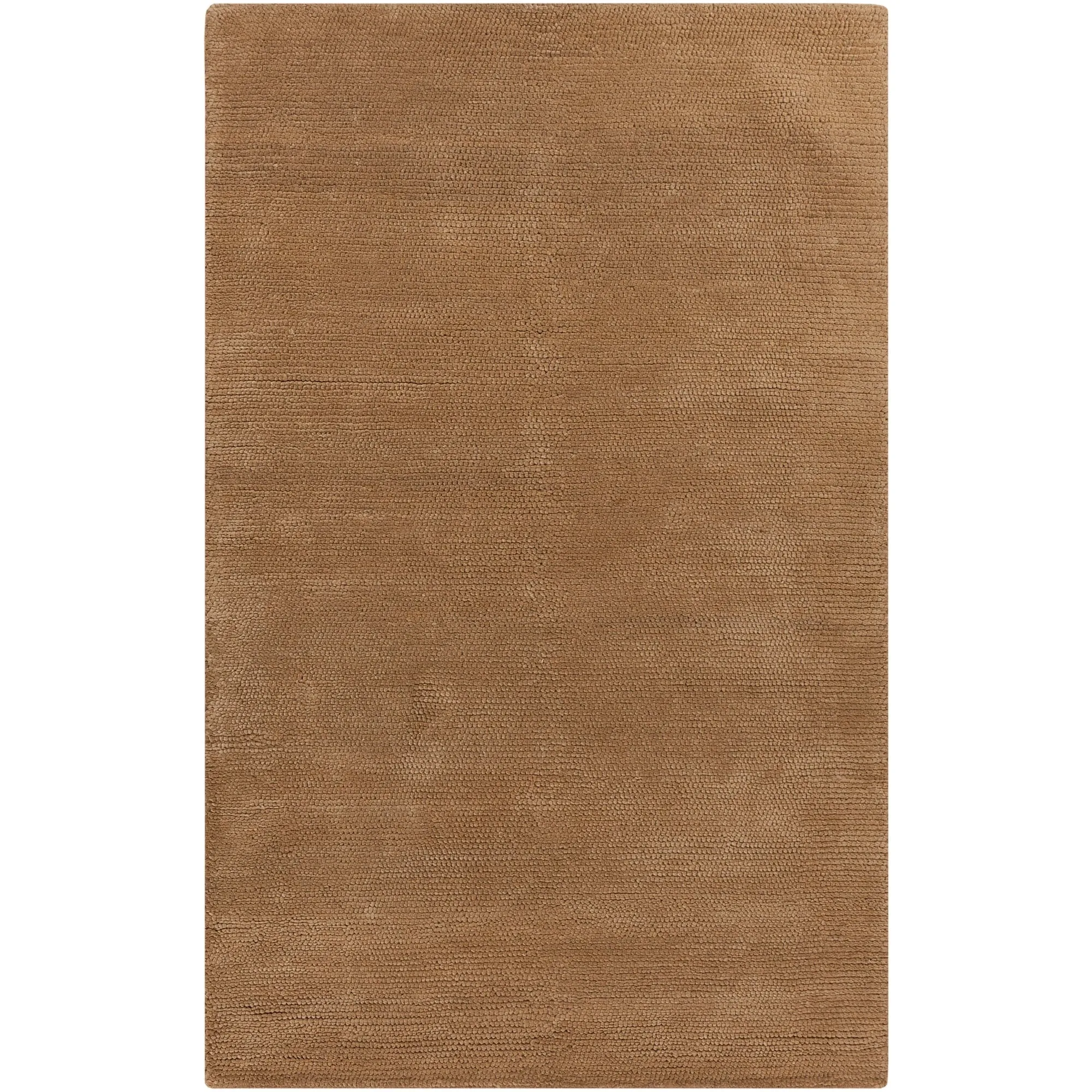 Hand-Woven Sutherlin Plush Shag Solid Color New Zealand Wool Area Rug
