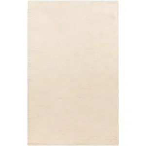 Hand-Woven Sutherlin Plush Shag Solid Color New Zealand Wool Area Rug