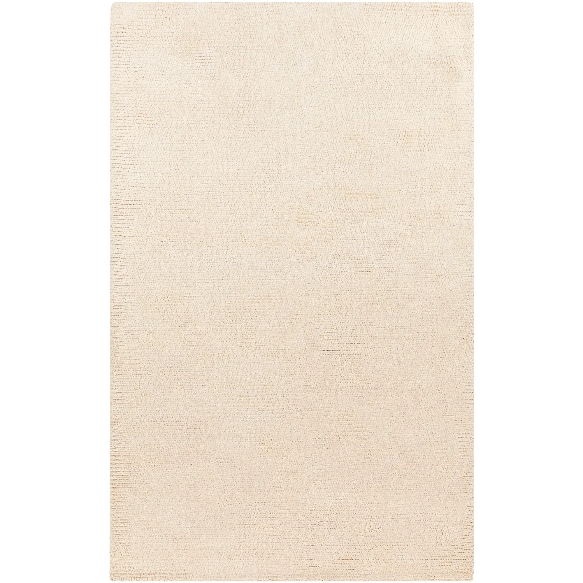 Hand-Woven Sutherlin Plush Shag Solid Color New Zealand Wool Area Rug