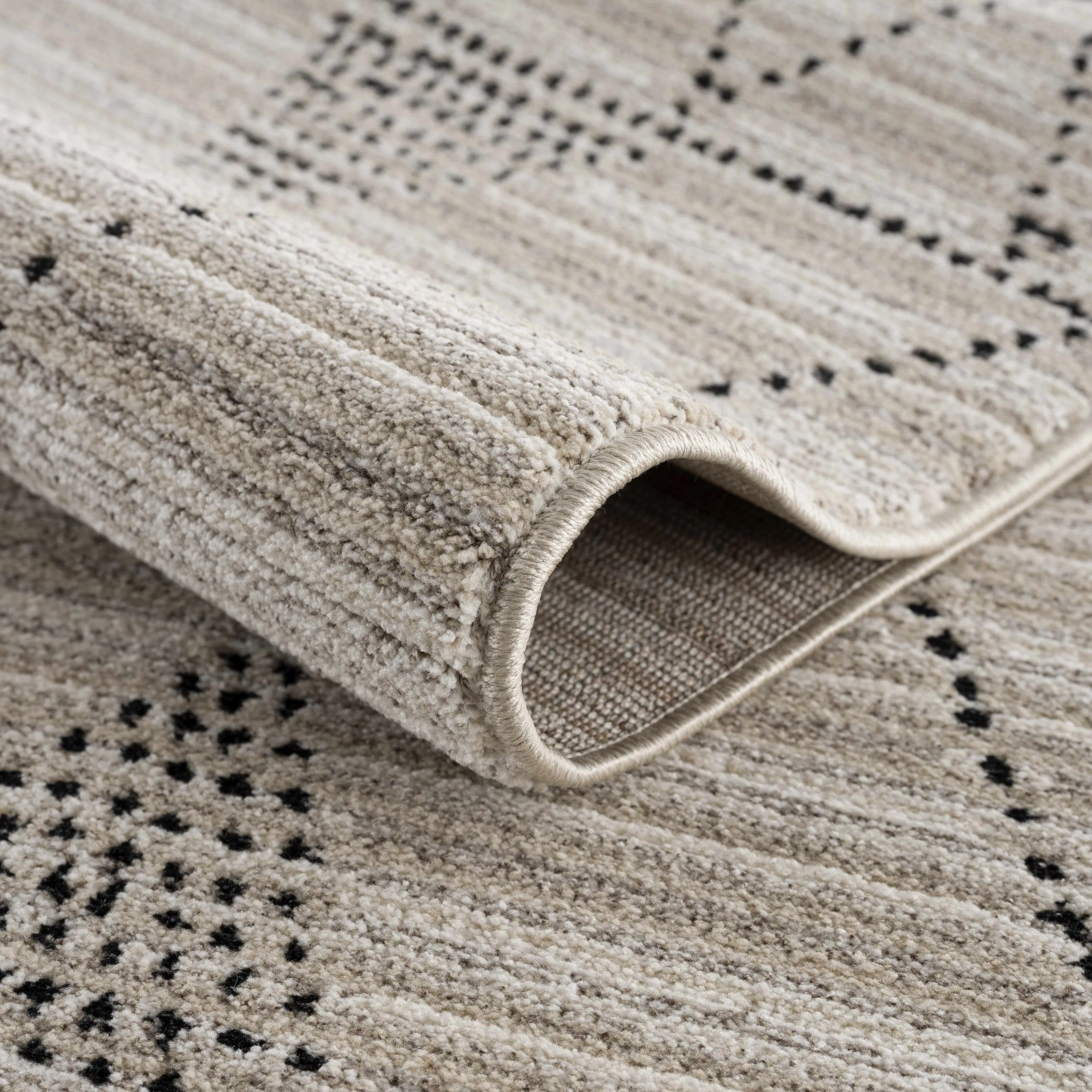 Hauteloom Casablanca Collection Bohemian Farmhouse High Pile Area Rug