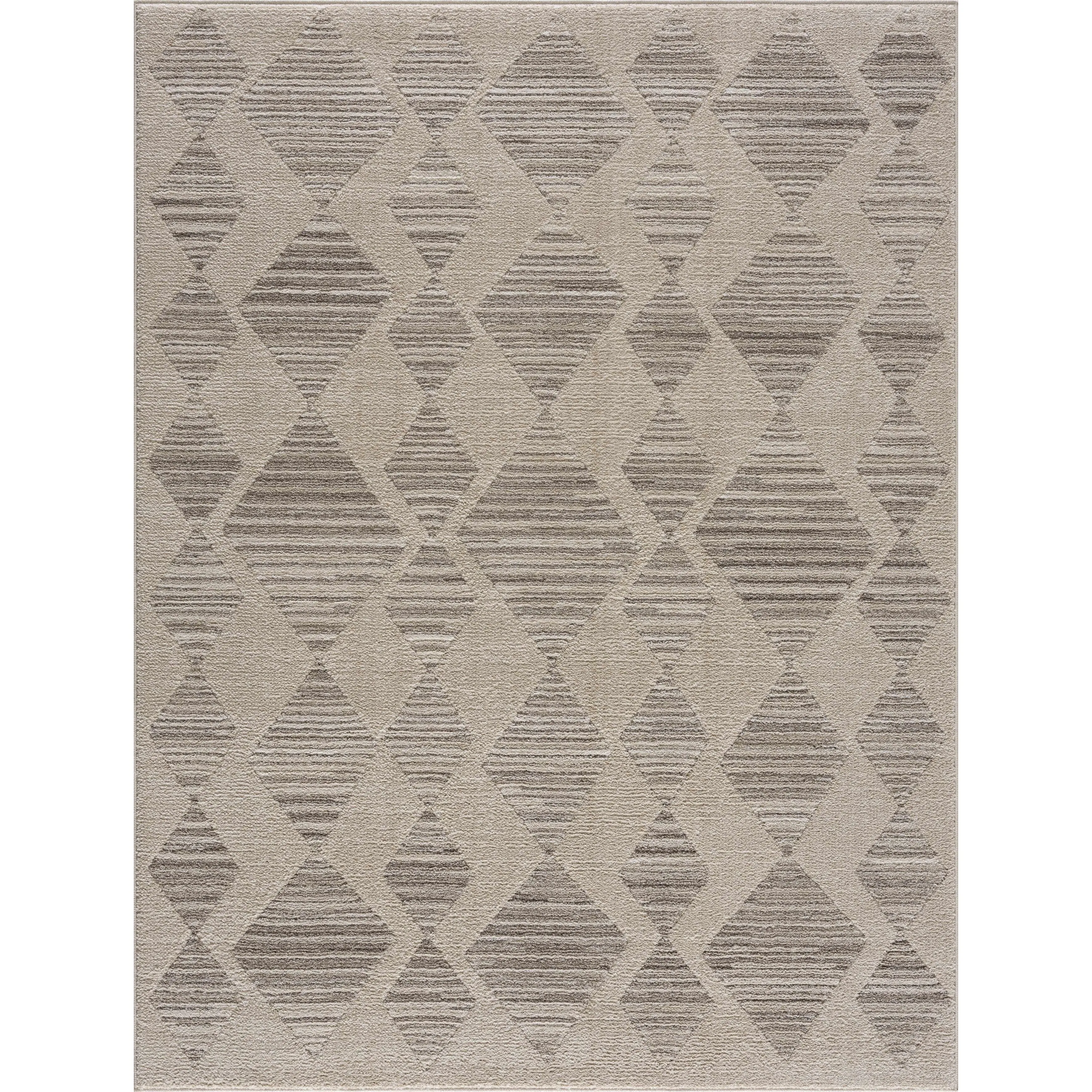 Hauteloom Casablanca Collection Bohemian Farmhouse High Pile Area Rug