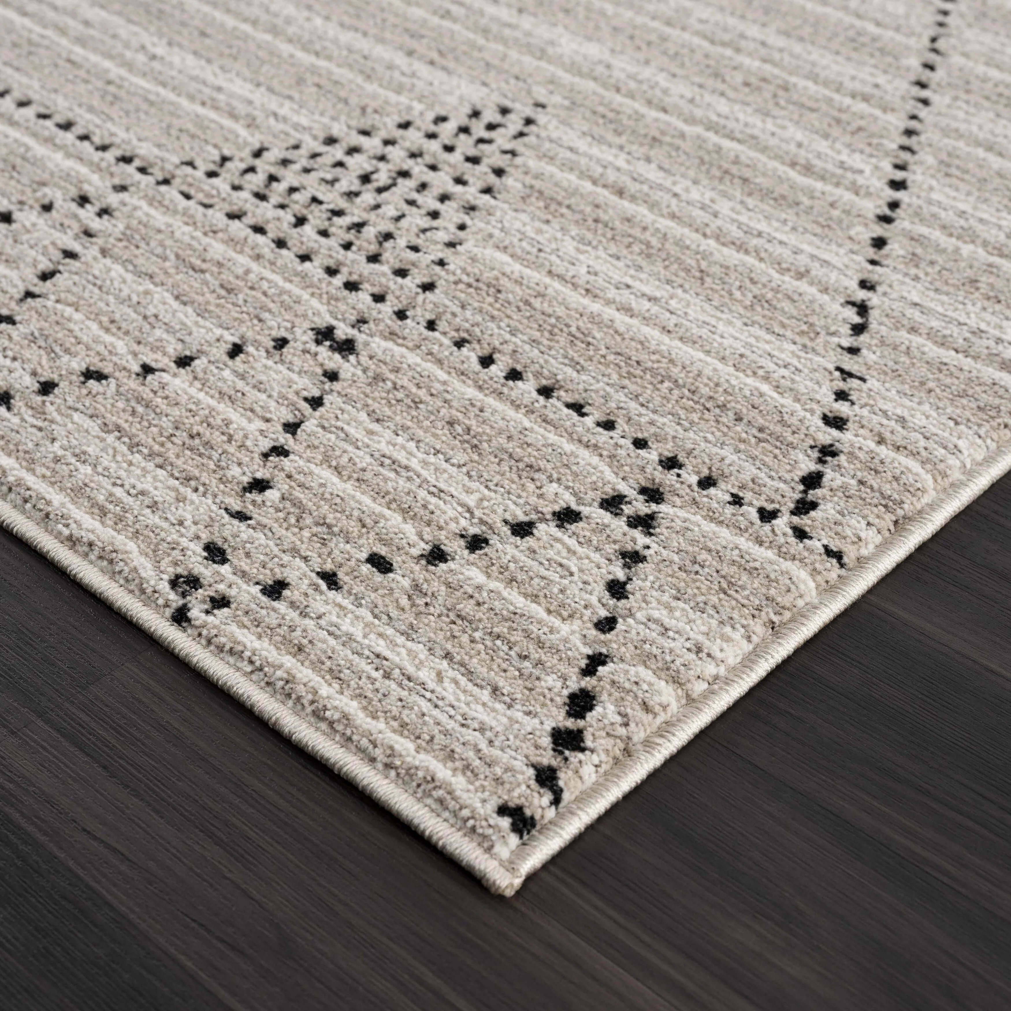 Hauteloom Casablanca Collection Bohemian Farmhouse High Pile Area Rug
