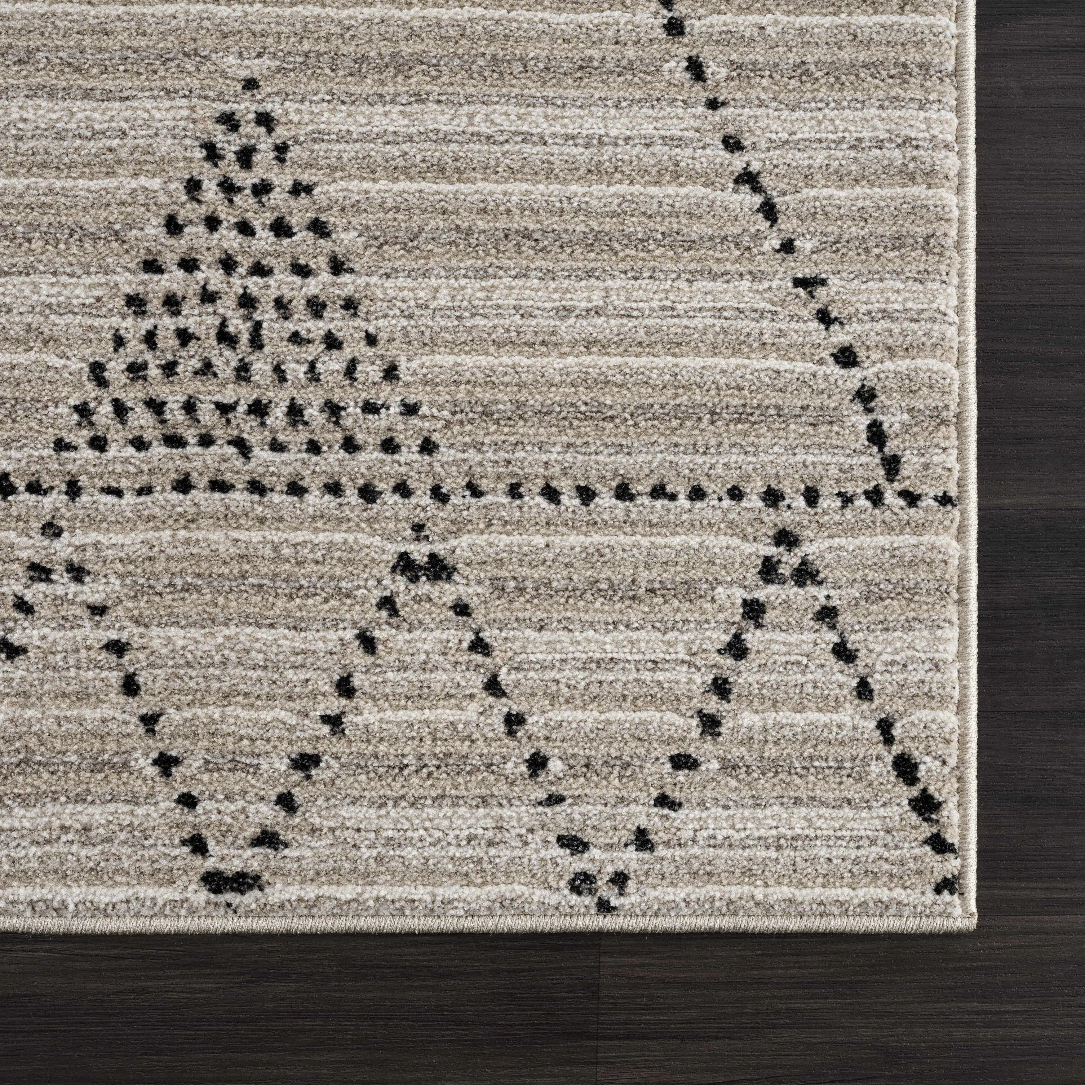 Hauteloom Casablanca Collection Bohemian Farmhouse High Pile Area Rug