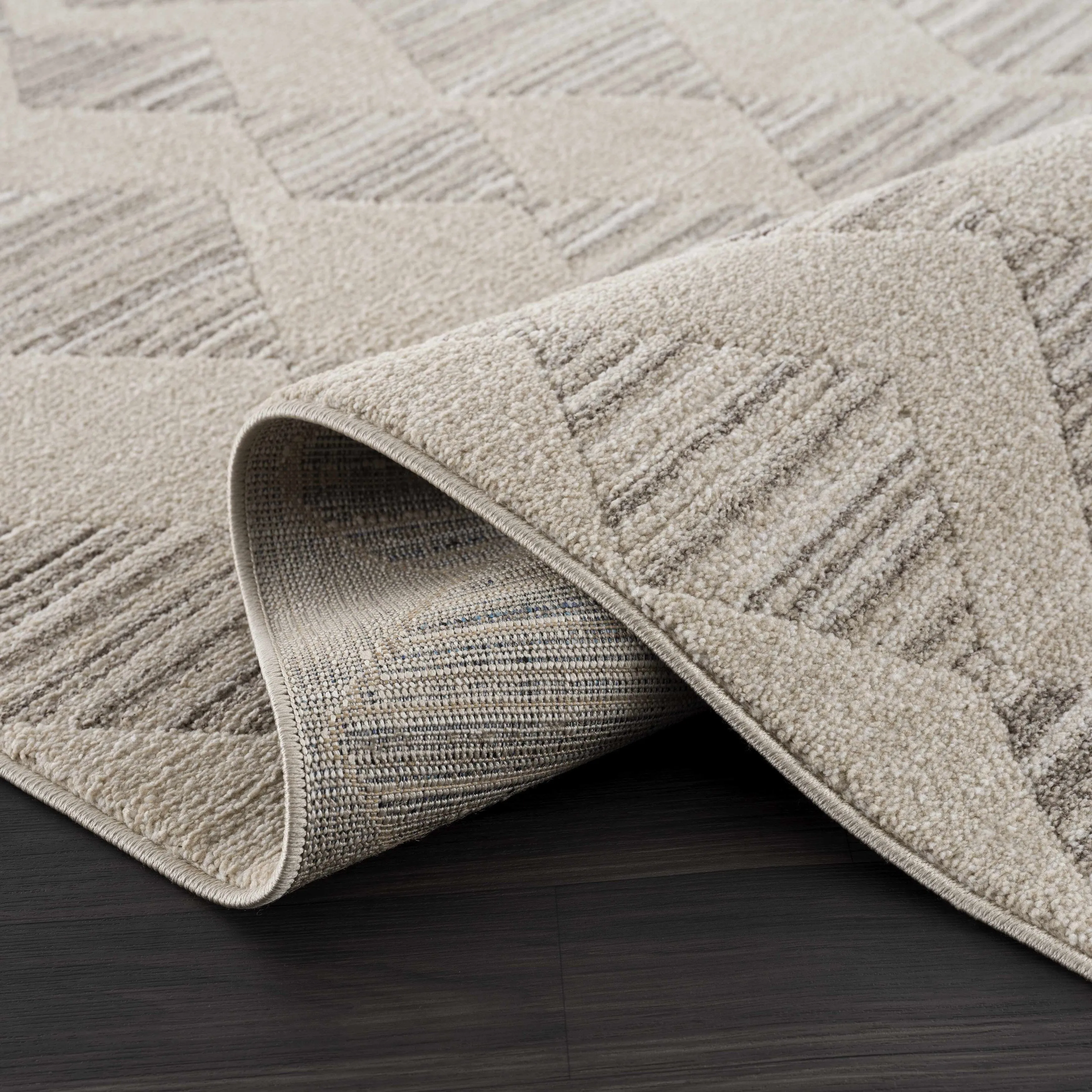 Hauteloom Casablanca Collection Bohemian Farmhouse High Pile Area Rug
