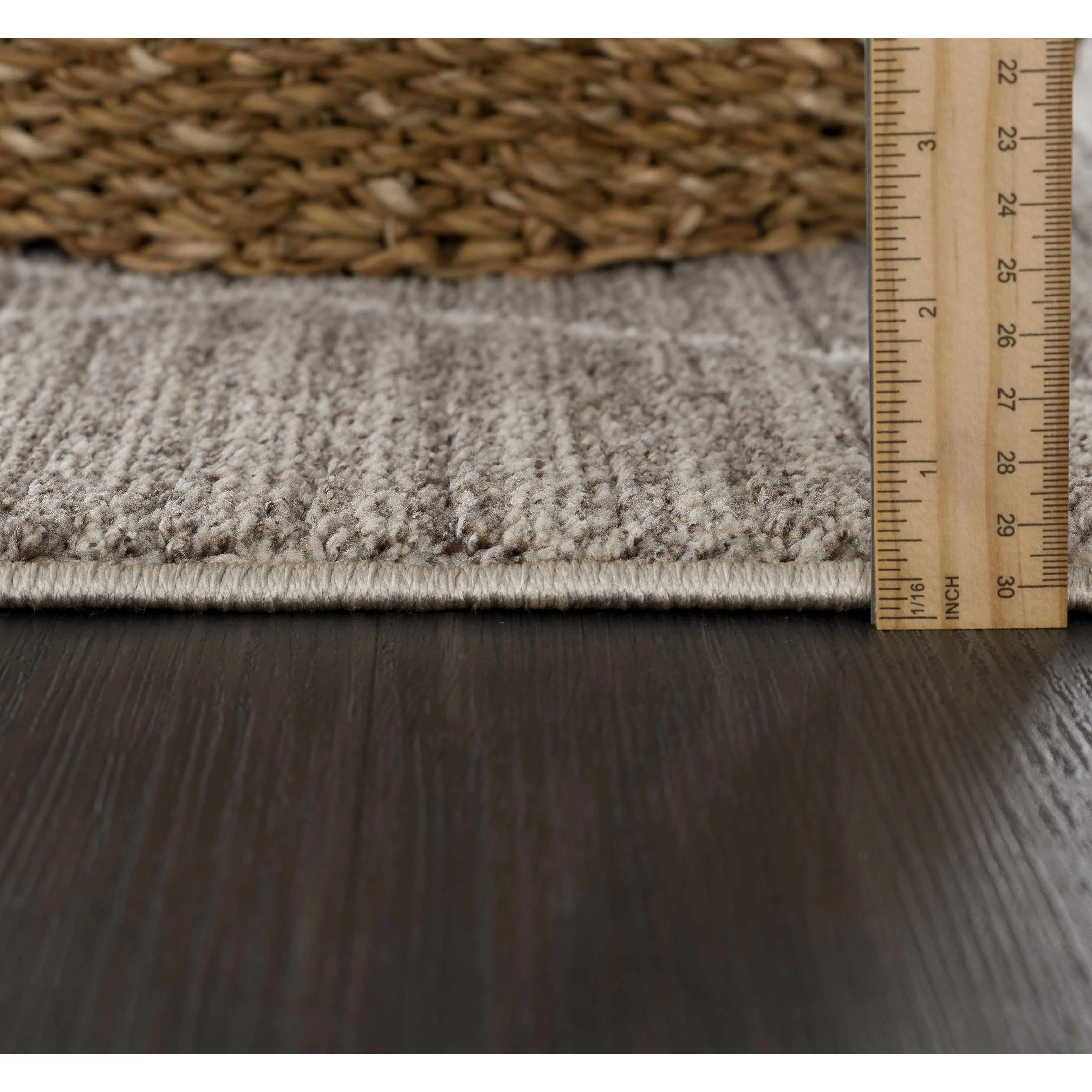 Hauteloom Casablanca Collection Bohemian Farmhouse High Pile Area Rug