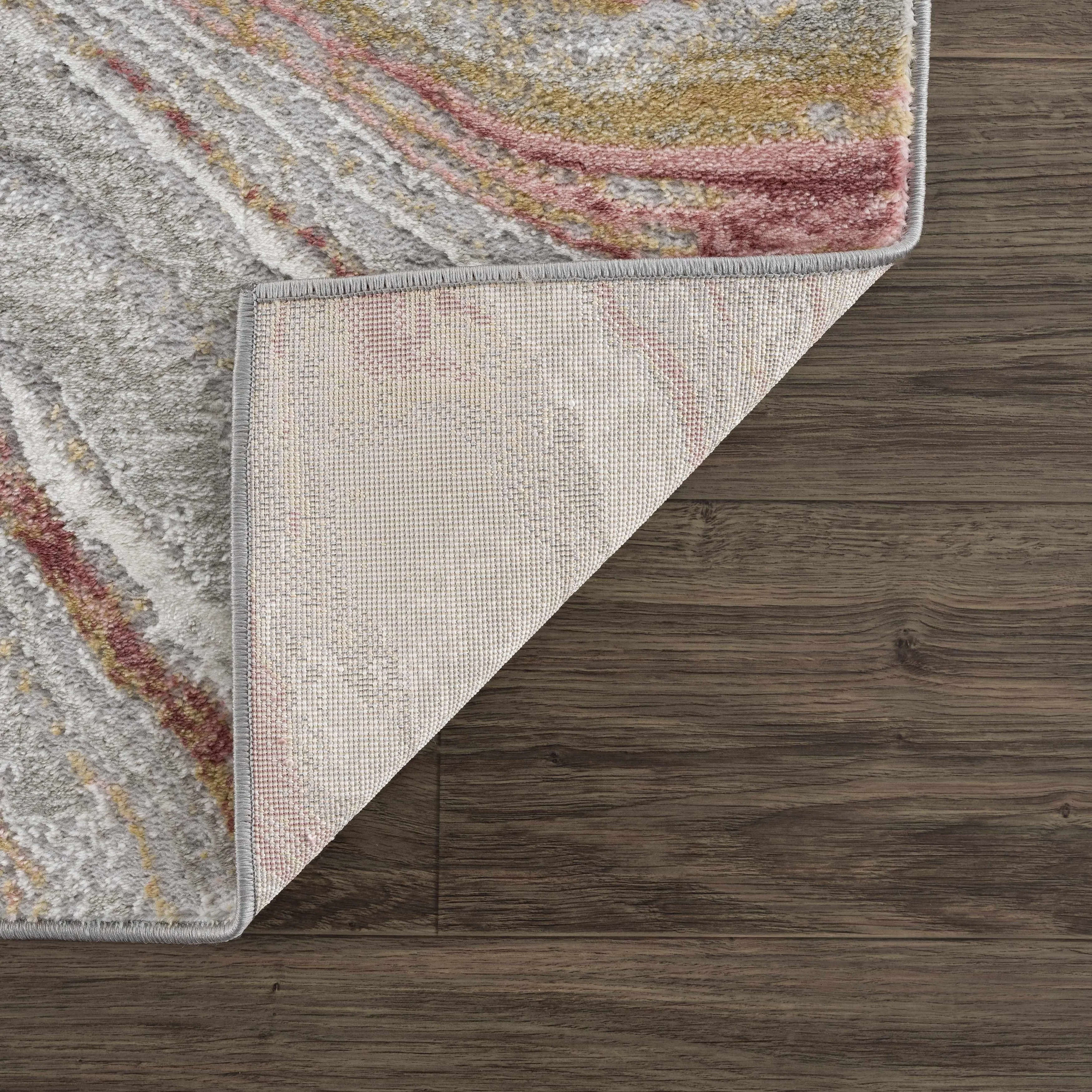 Hauteloom Liverpool Living Room. Bedroom Area Rug - Contemporary - Cream.Green - 7'10 x 10'