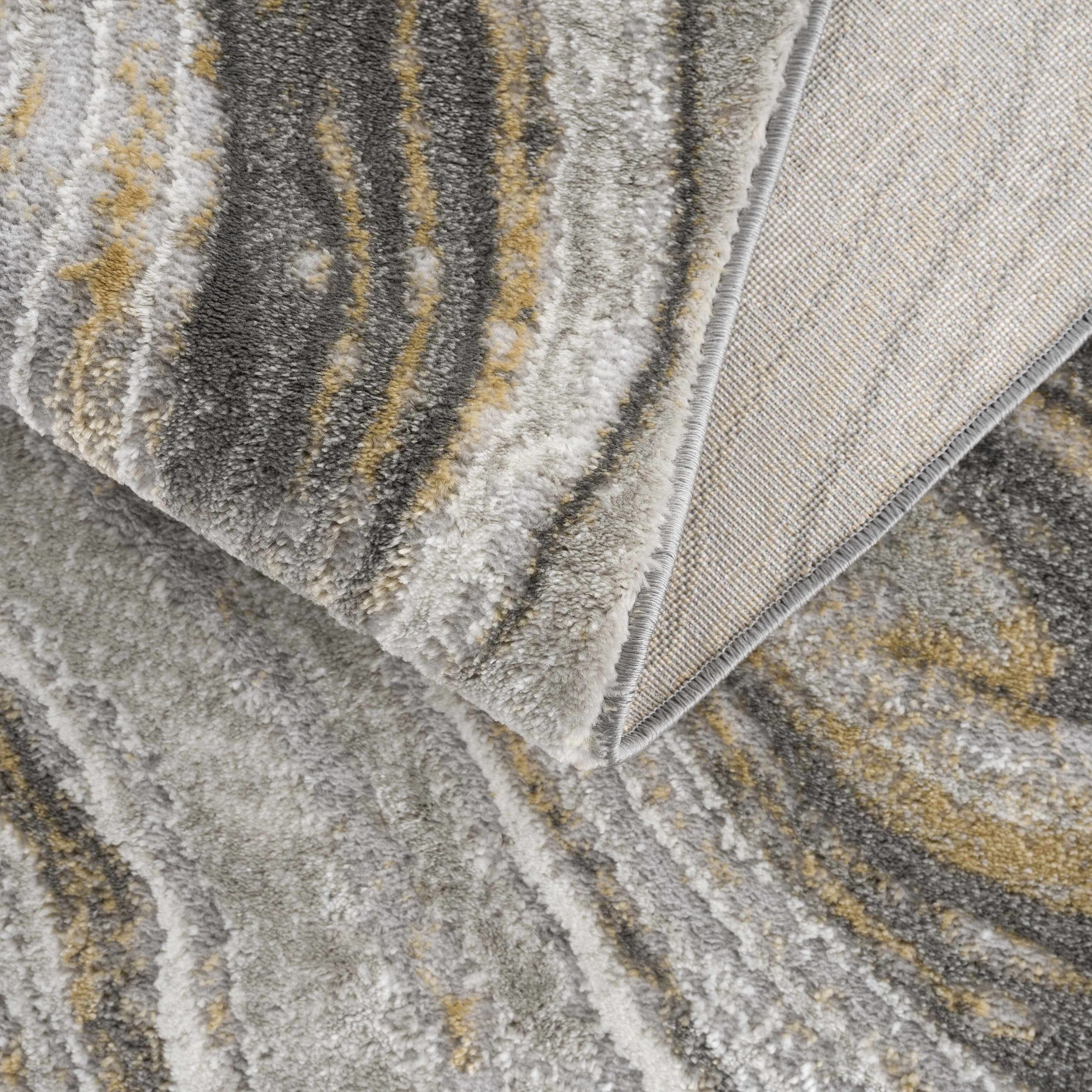 Hauteloom Liverpool Living Room. Bedroom Area Rug - Contemporary - Cream.Green - 7'10 x 10'