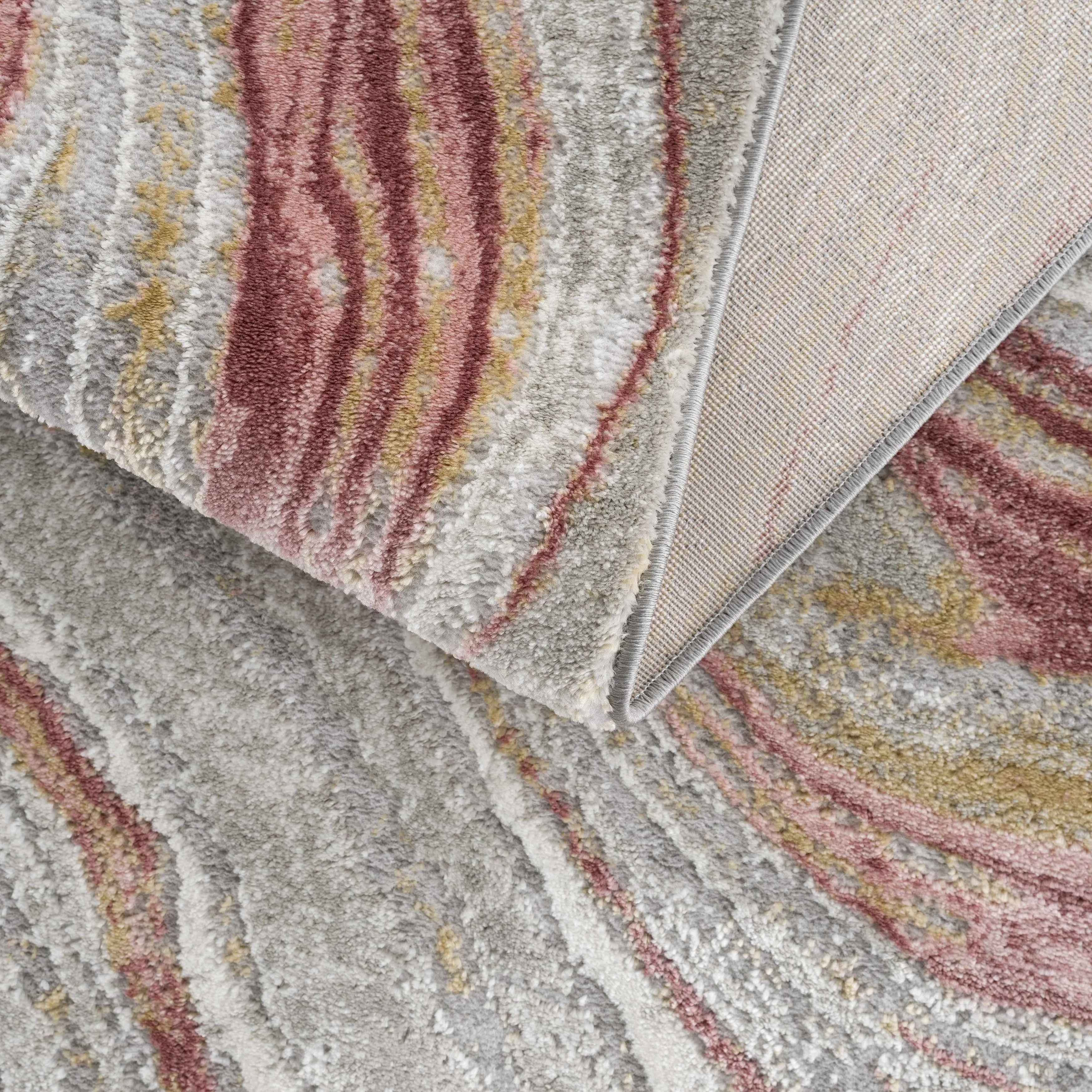 Hauteloom Liverpool Living Room. Bedroom Area Rug - Contemporary - Cream.Green - 7'10 x 10'