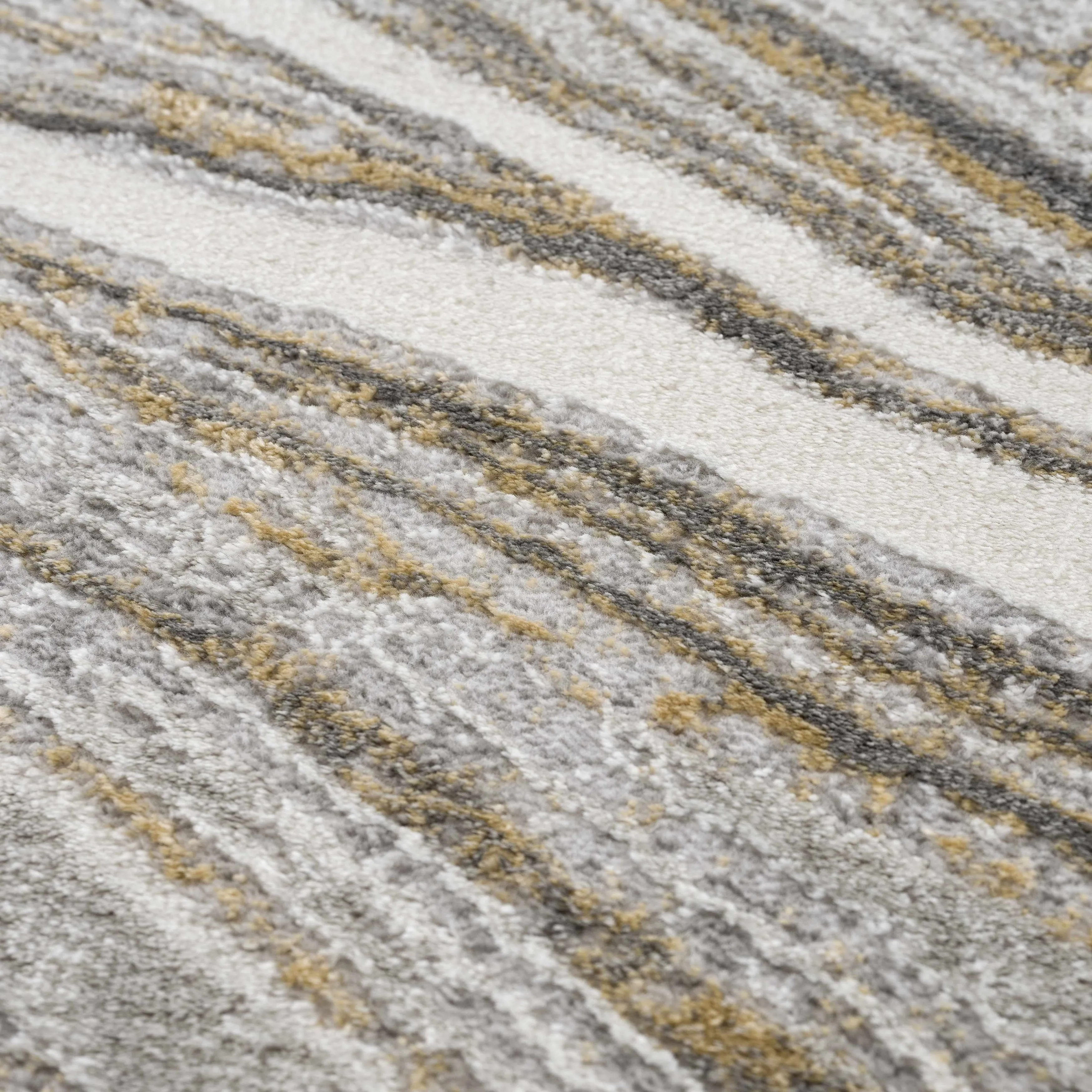 Hauteloom Liverpool Living Room. Bedroom Area Rug - Contemporary - Cream.Green - 7'10 x 10'