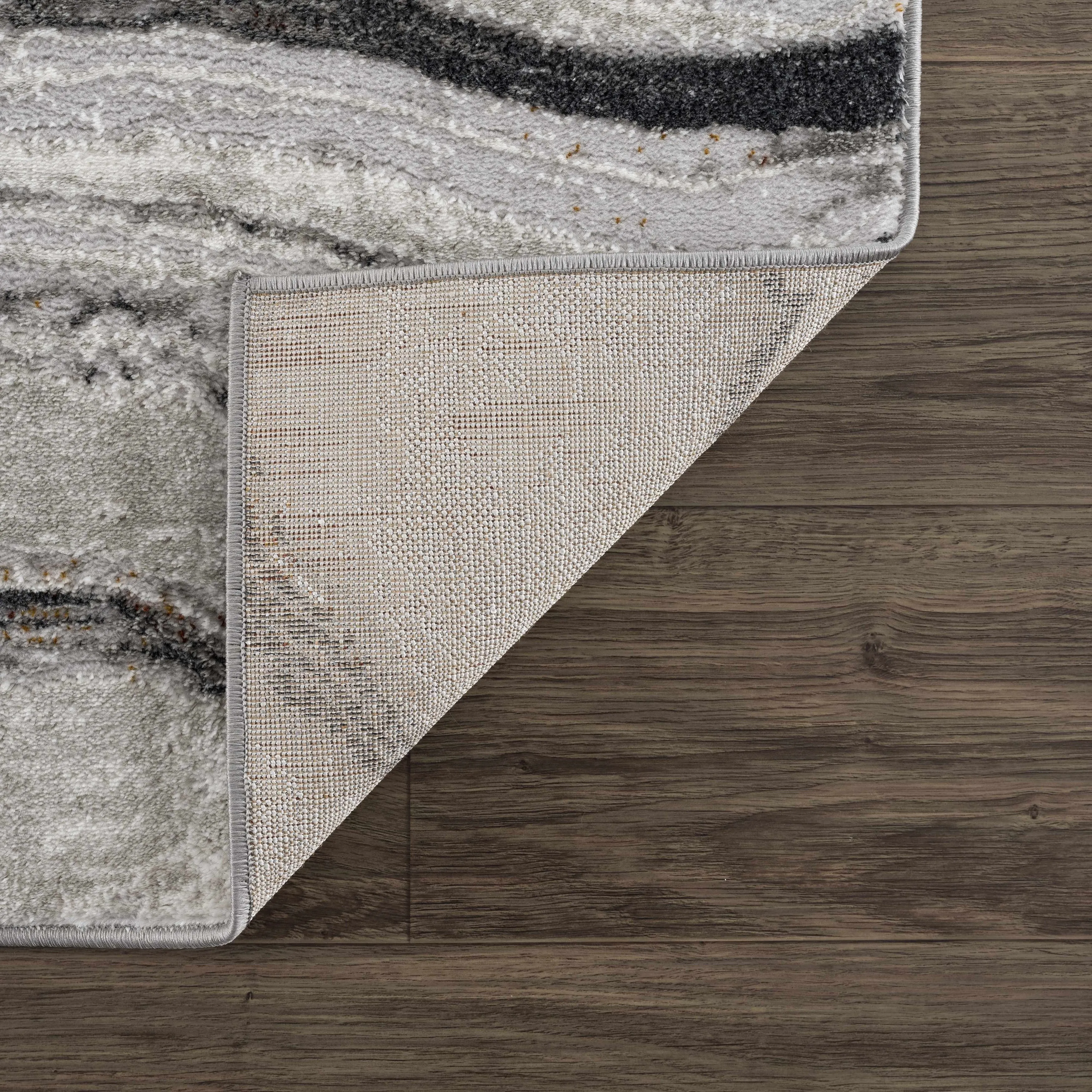 Hauteloom Liverpool Living Room. Bedroom Area Rug - Contemporary - Cream.Green - 7'10 x 10'