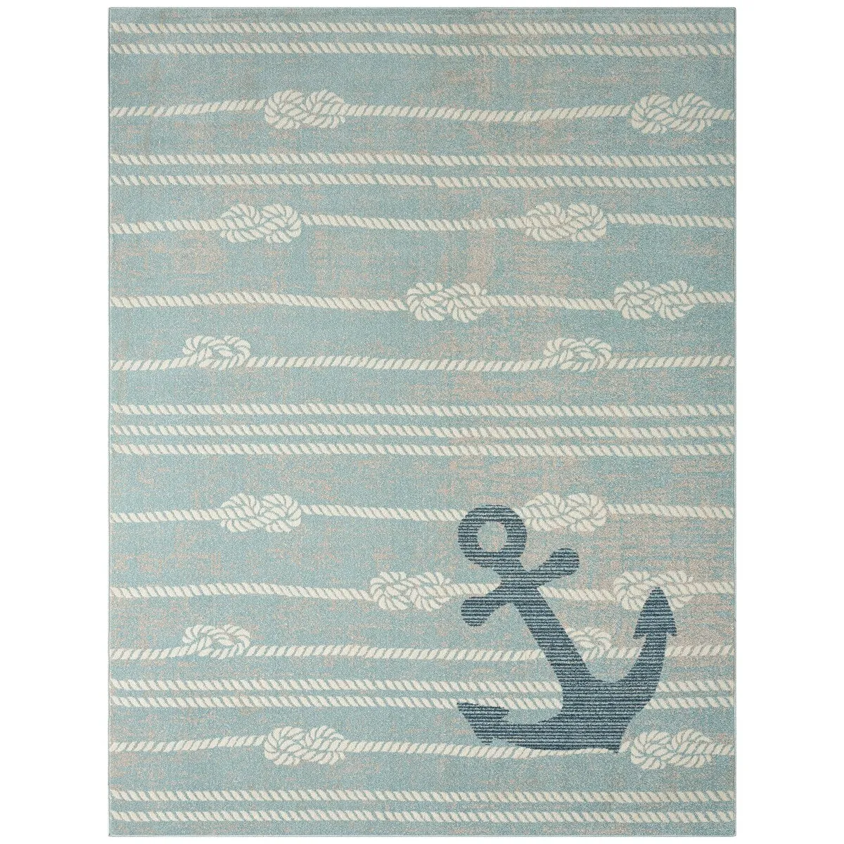 Home Dynamix Marine Anchor Coastal Anchor Indoor/Outdoor Area Rug