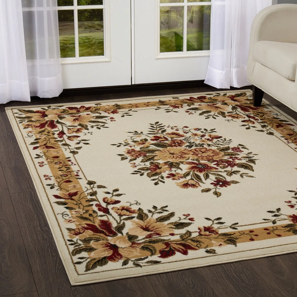 Home Dynamix Optimum Caspian French Country Floral Area Rug
