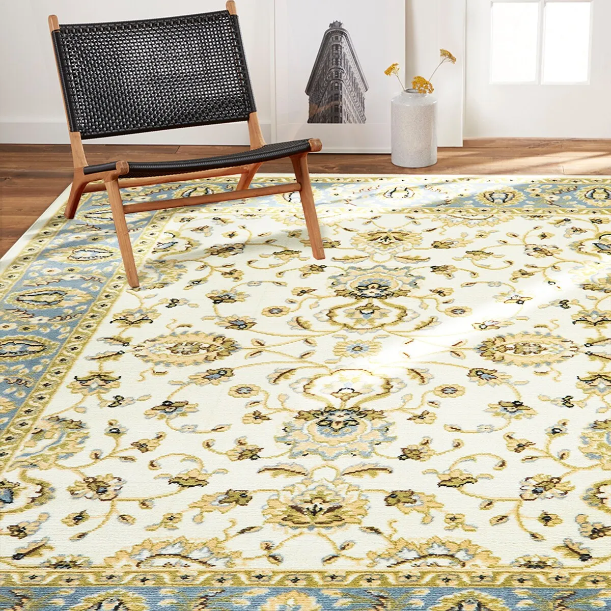 Home Dynamix Optimum Maoz Traditional Border Area Rug