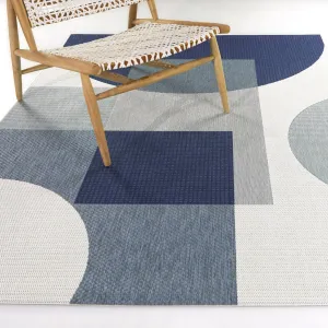 Hopper Modern Geometric Indoor/Outdoor Area Rug