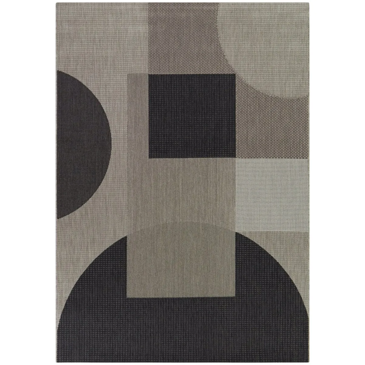 Hopper Modern Geometric Indoor/Outdoor Area Rug