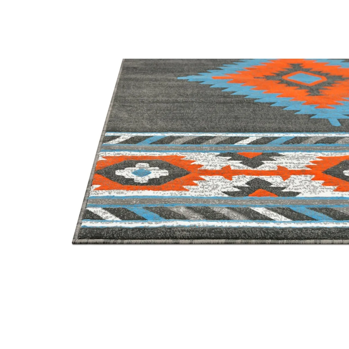 HR Southwestern Rugs for Cabin Tribal Medallion Carpet for Livingroom