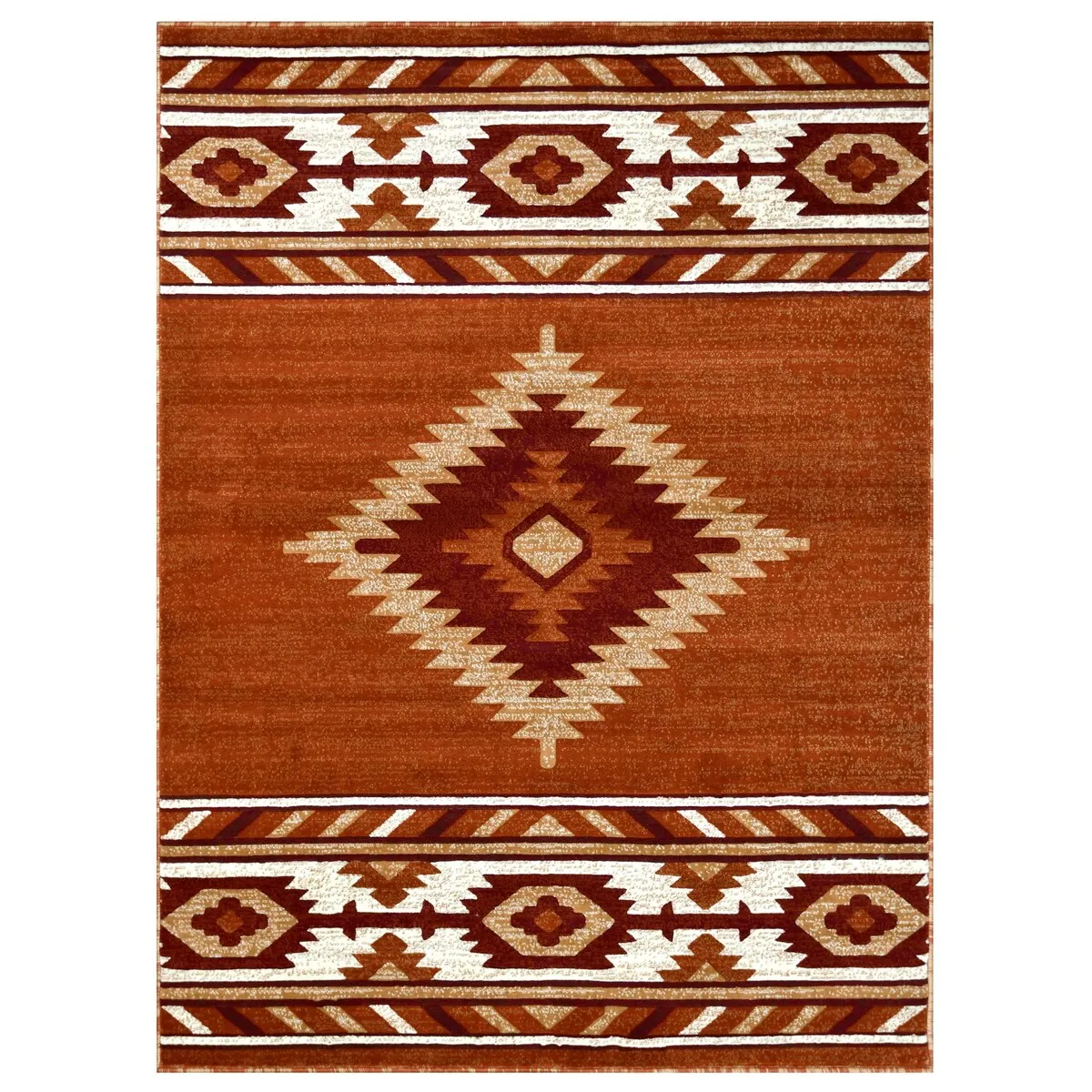 HR Southwestern Rugs for Cabin Tribal Medallion Carpet for Livingroom